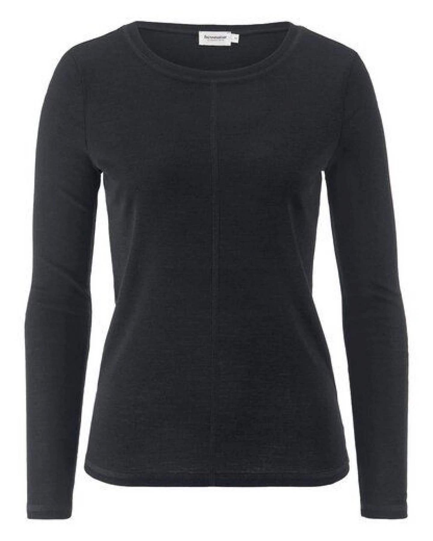 hessnatur Longsleeve Slim aus Bio-Schurwolle und TENCEL Lyocell – Ansicht 3
