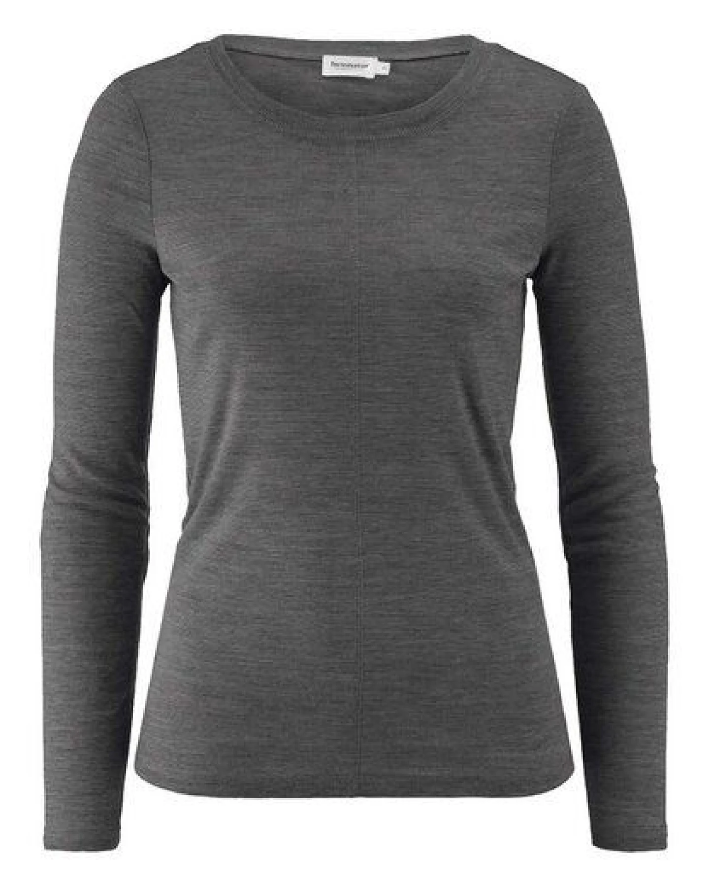 hessnatur Longsleeve Slim aus Bio-Schurwolle und TENCEL Lyocell – Ansicht 3