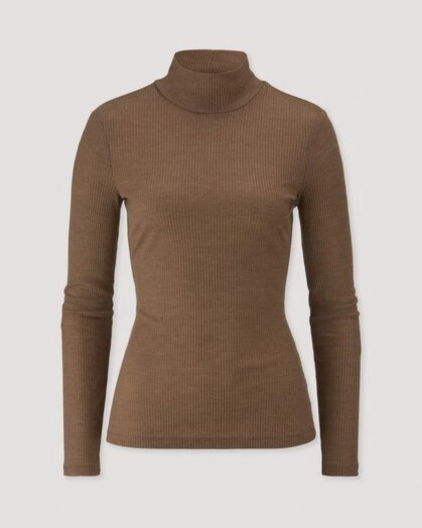 hessnatur Mock-Neck Longsleeve WARM TOUCH aus Bio-Merinowolle und TENCEL Lyocell – Ansicht 3