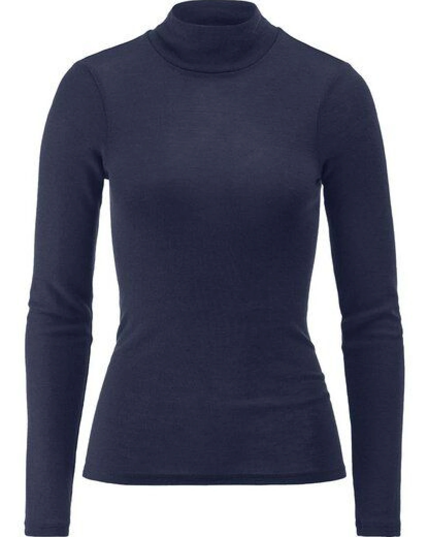hessnatur Rollkragen-Longsleeve Fitted aus Schurwolle und Seide – Ansicht 2
