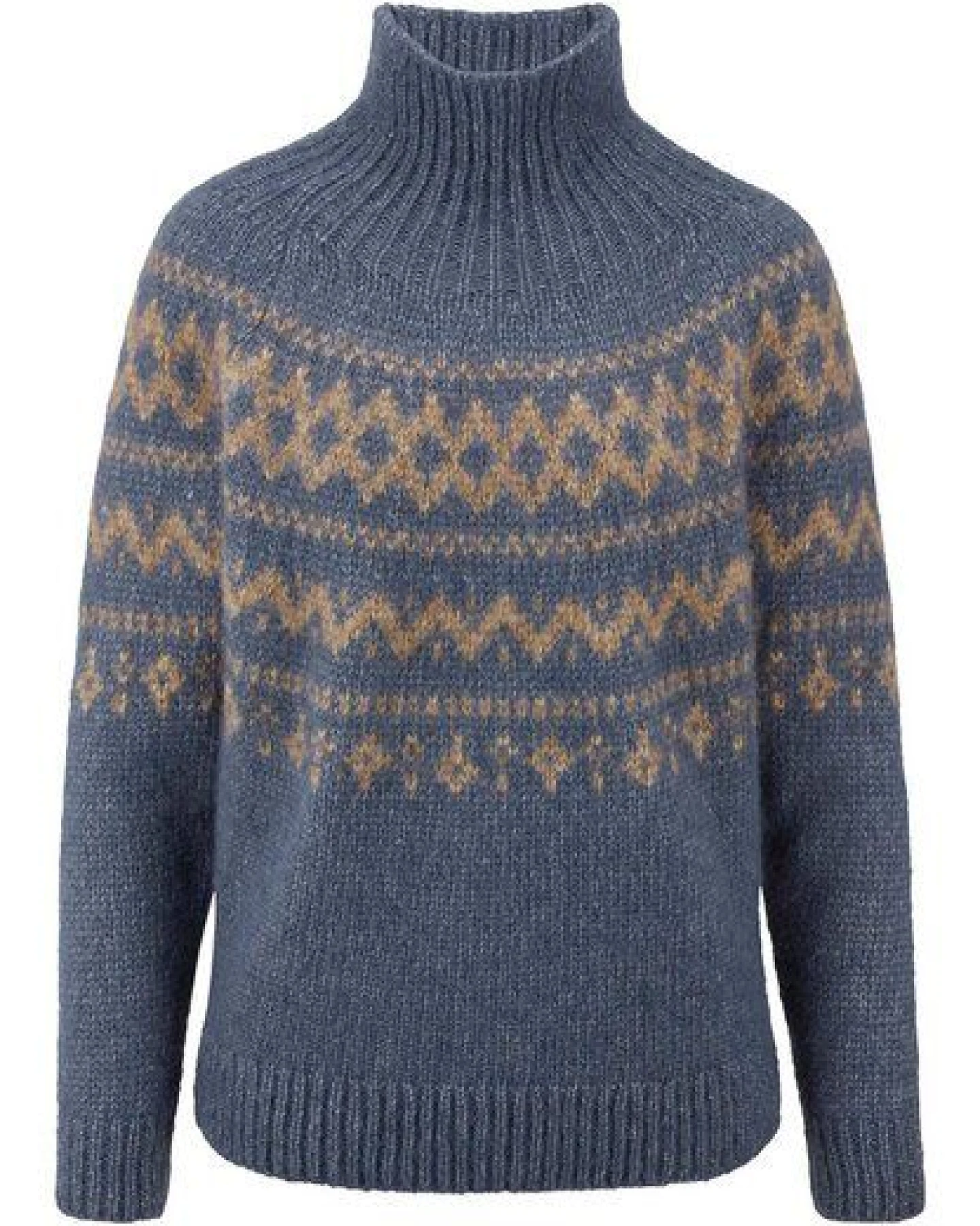 hessnatur Rollkragenpullover Relaxed aus Alpaka und Bio-Baumwolle – Ansicht 3