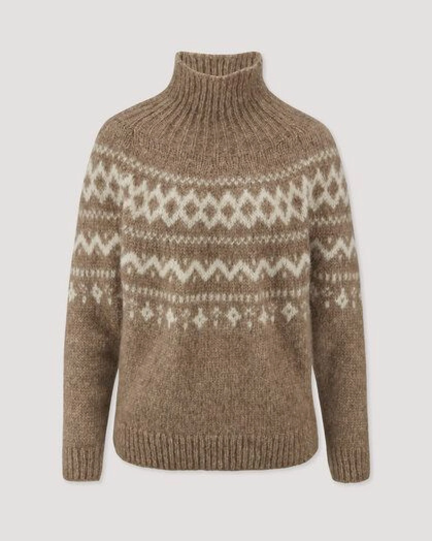 hessnatur Rollkragenpullover Relaxed aus Alpaka und Bio-Baumwolle – Ansicht 4
