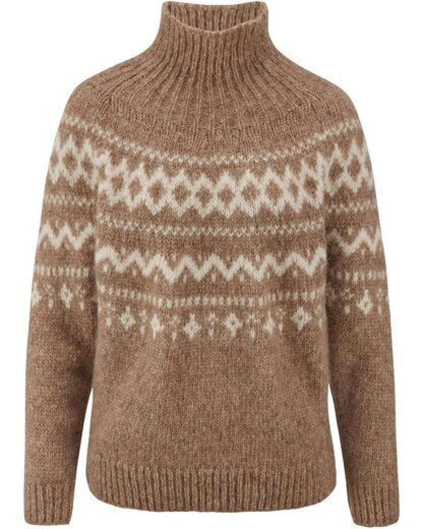 hessnatur Rollkragenpullover Relaxed aus Alpaka und Bio-Baumwolle – Ansicht 3