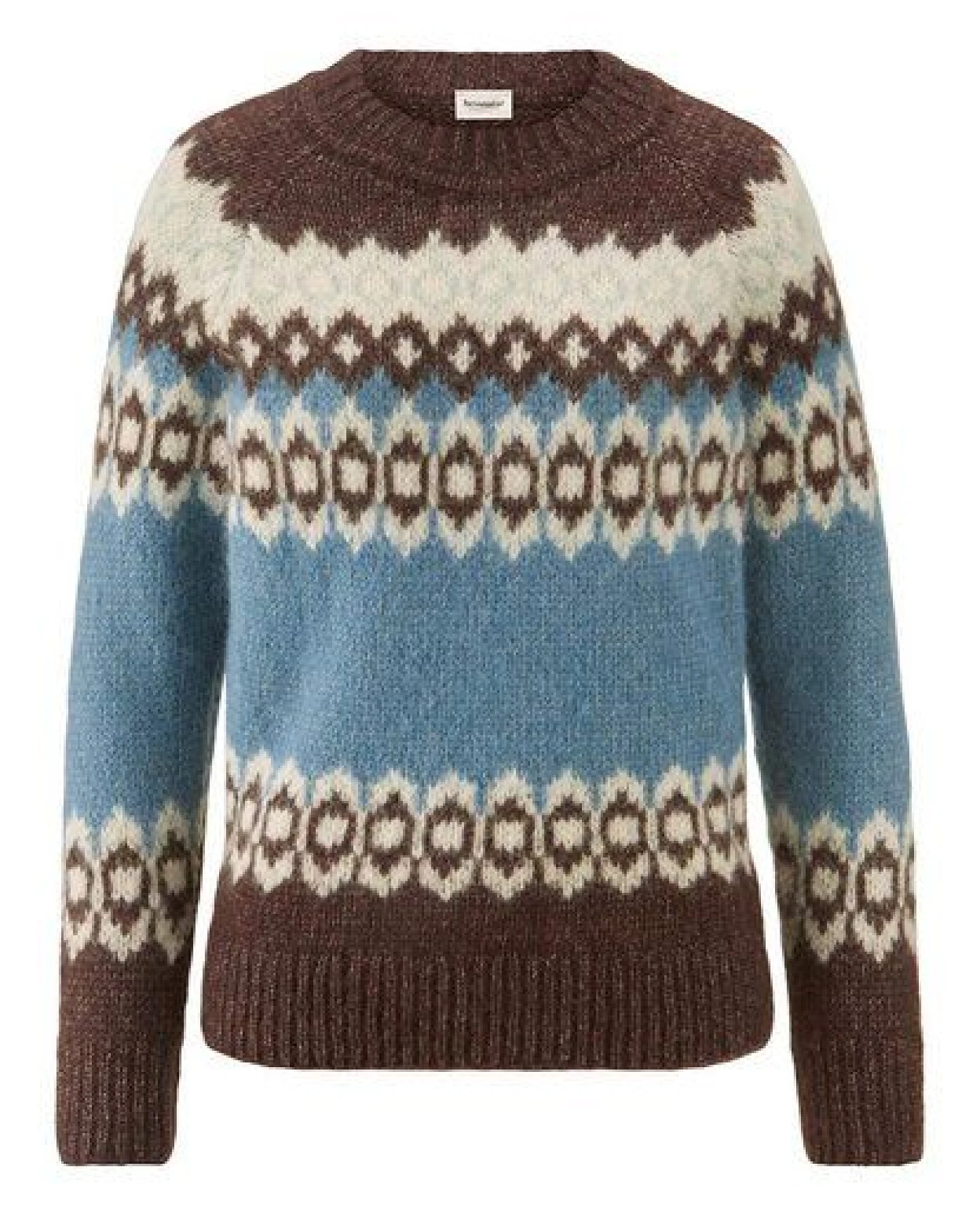 hessnatur Stick Pullover Relaxed aus Alpaka und Bio-Baumwolle – Ansicht 3