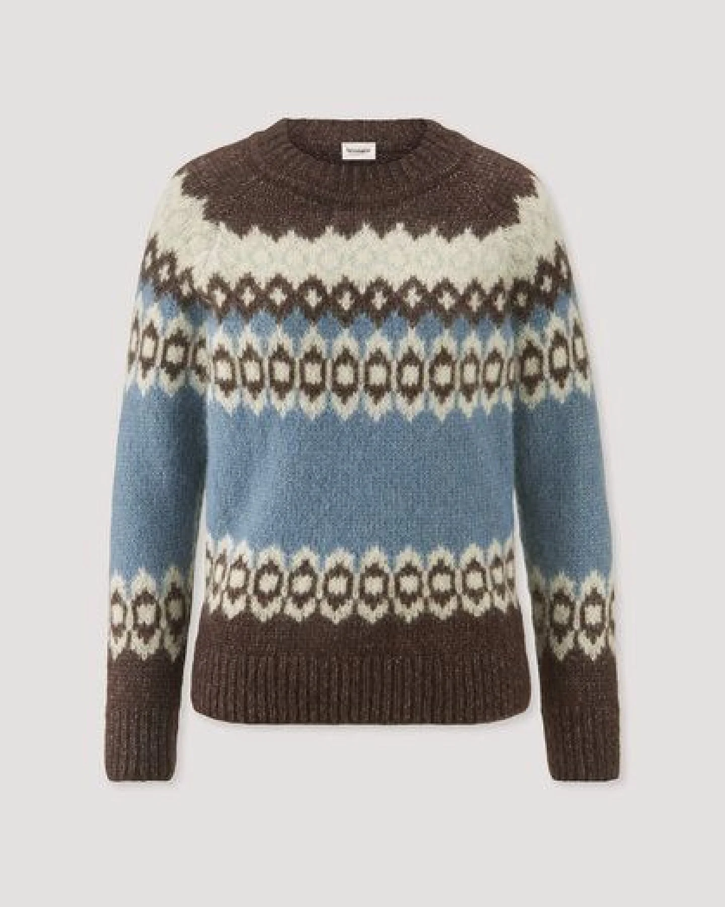 hessnatur Stick Pullover Relaxed aus Alpaka und Bio-Baumwolle – Ansicht 4