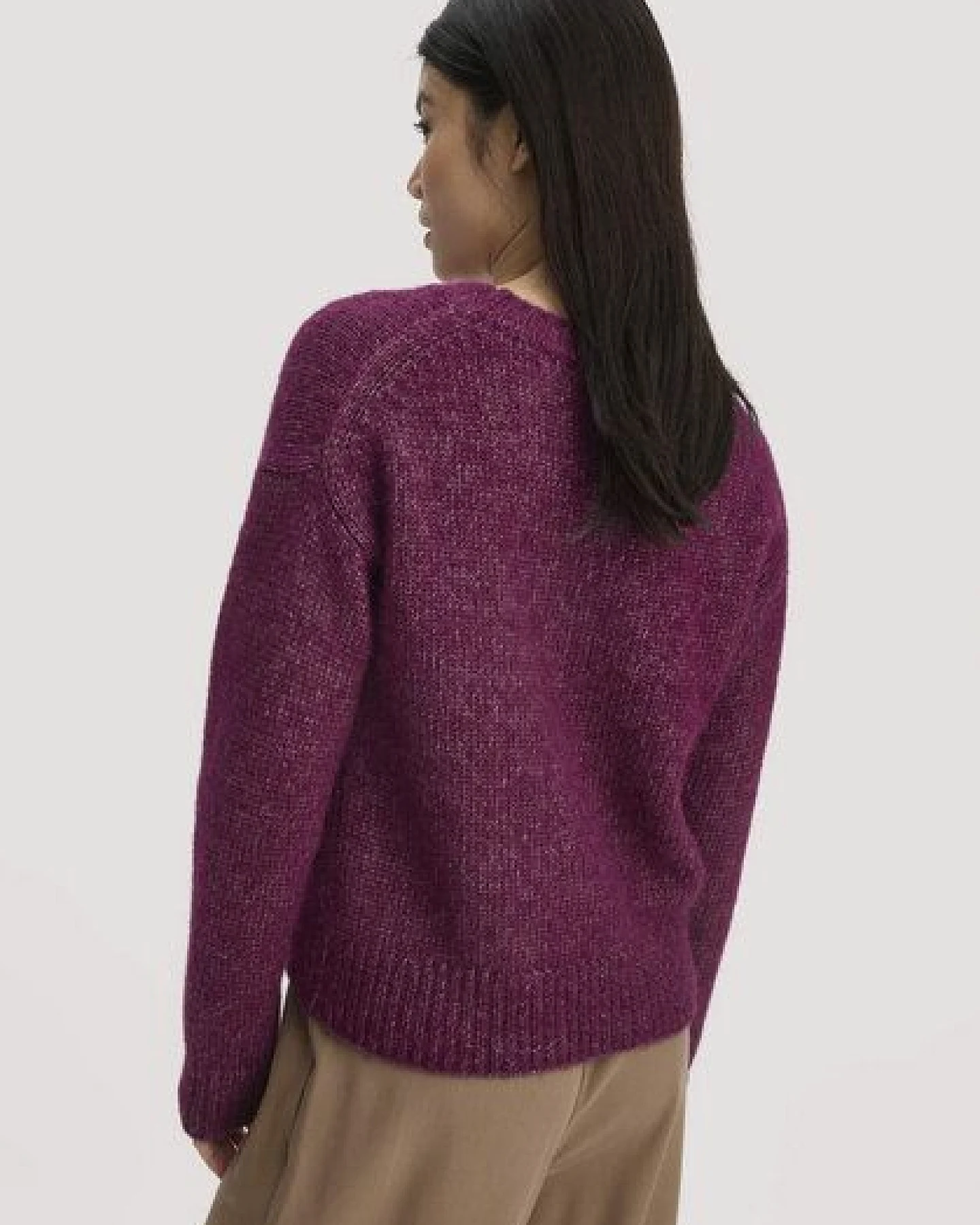 hessnatur Strick Pullover Relaxed aus Alpaka mit Bio-Baumwolle – Ansicht 2