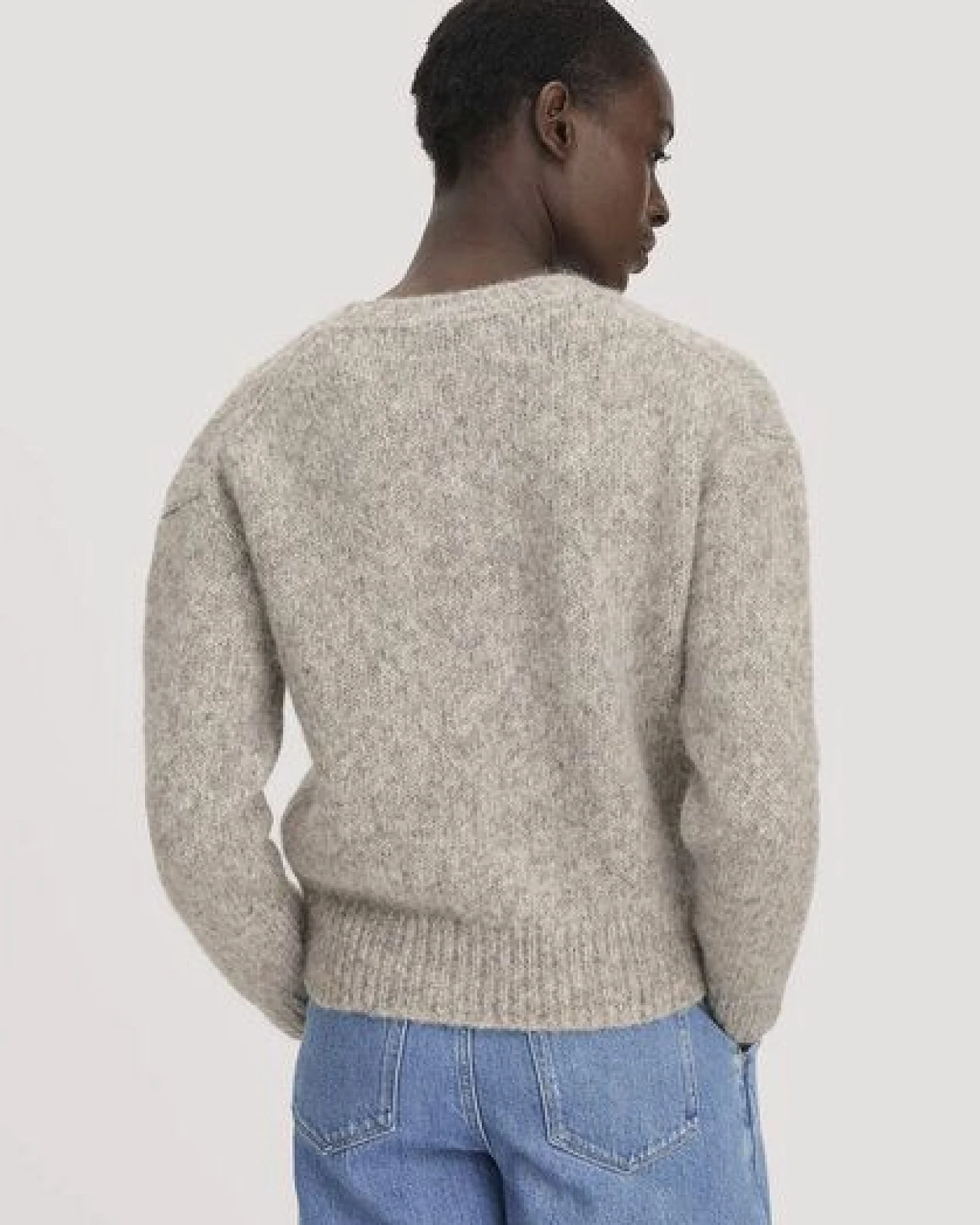 hessnatur Strick Pullover Relaxed aus Alpaka mit Bio-Baumwolle – Ansicht 2