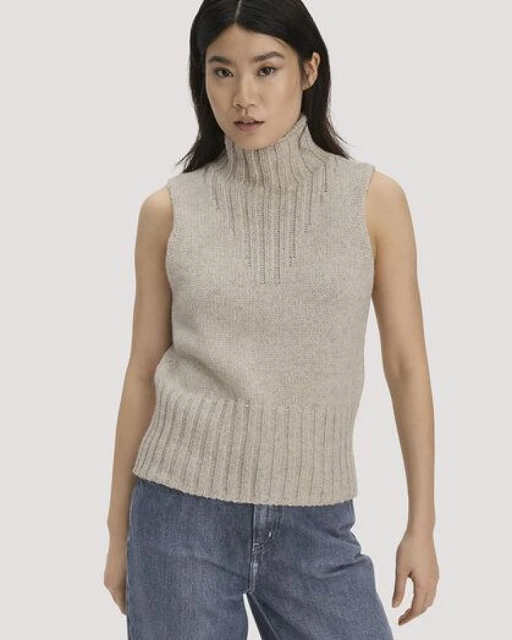 hessnatur Strick Pullover aus Wolle und Bio-Baumwolle