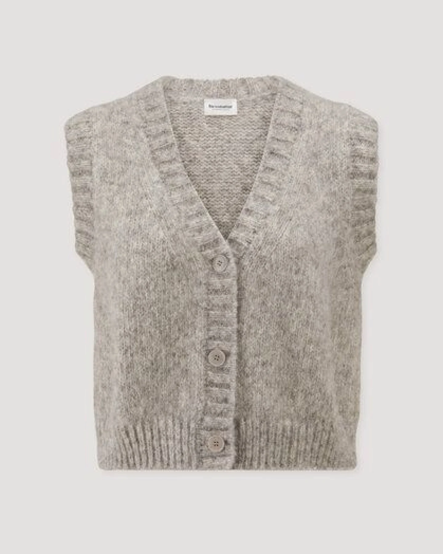 hessnatur Strickweste Relaxed aus Alpaka und Bio-Baumwolle – Ansicht 4