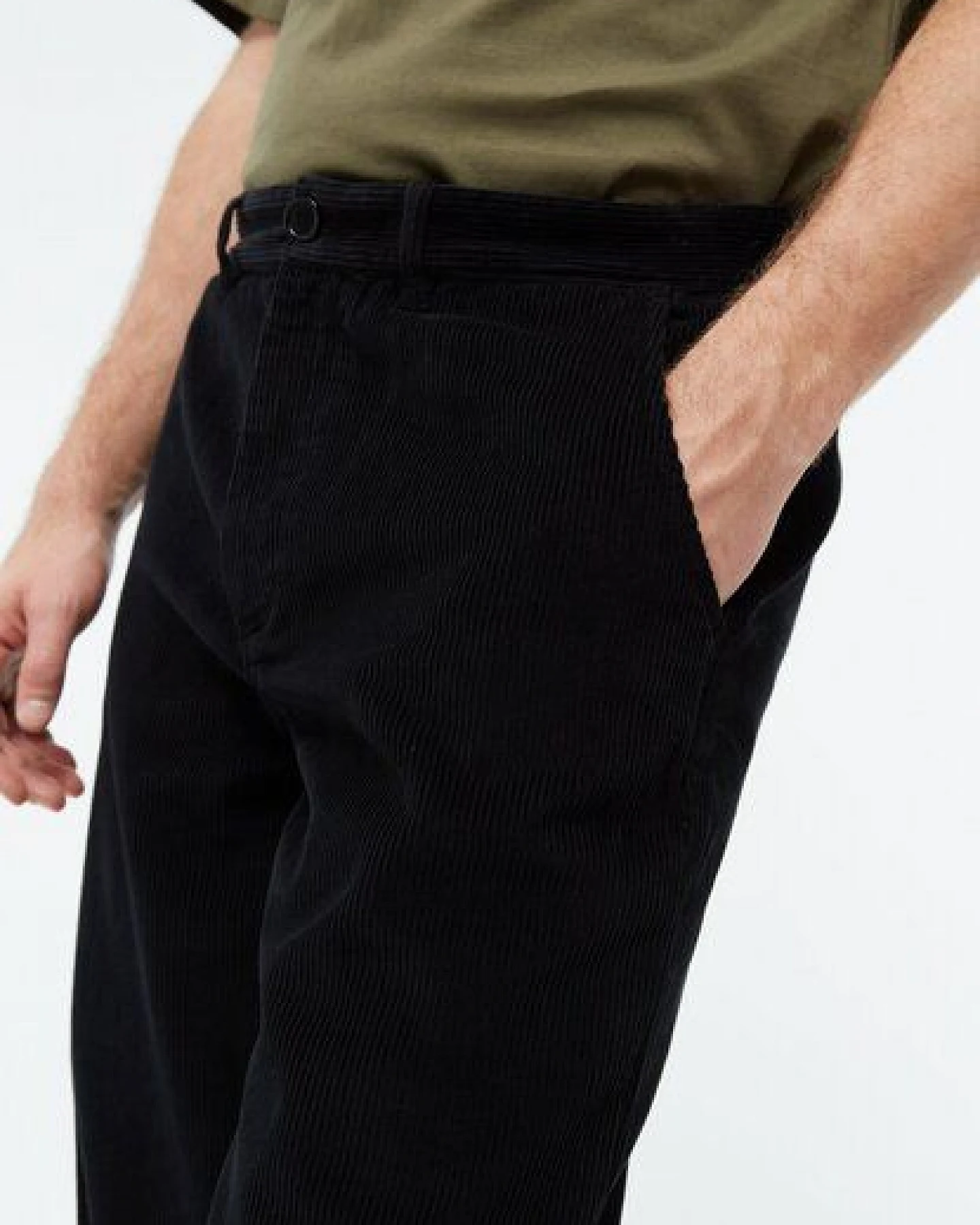 Givn Berlin Kordhose GBKLAAS aus Bio-Baumwolle mit weitem Bein – Ansicht 4