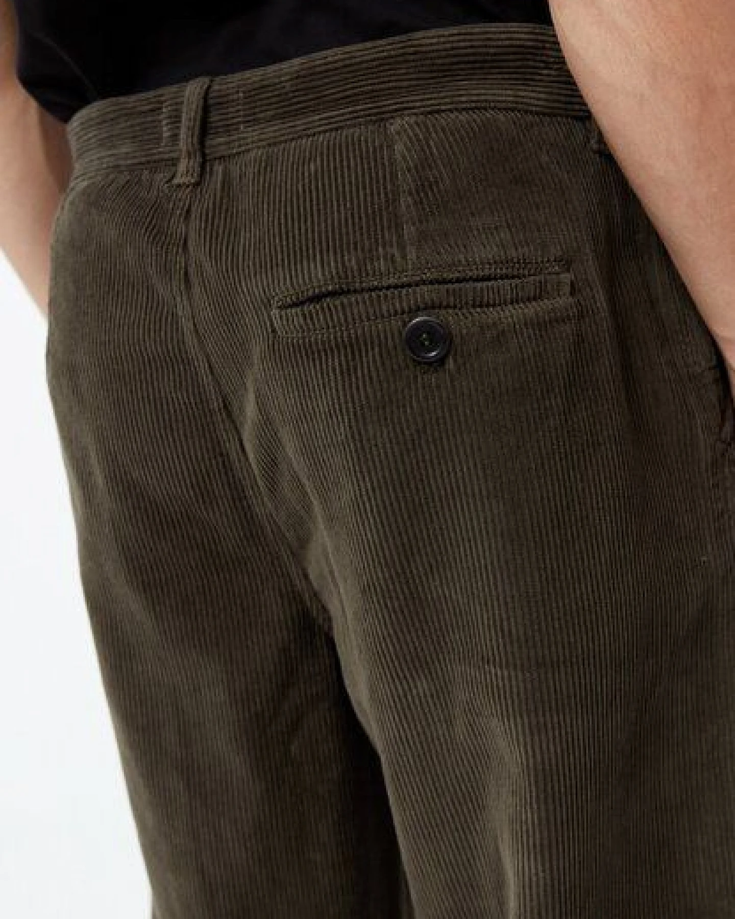 Givn Berlin Kordhose GBKLAAS aus Bio-Baumwolle mit weitem Bein – Ansicht 4