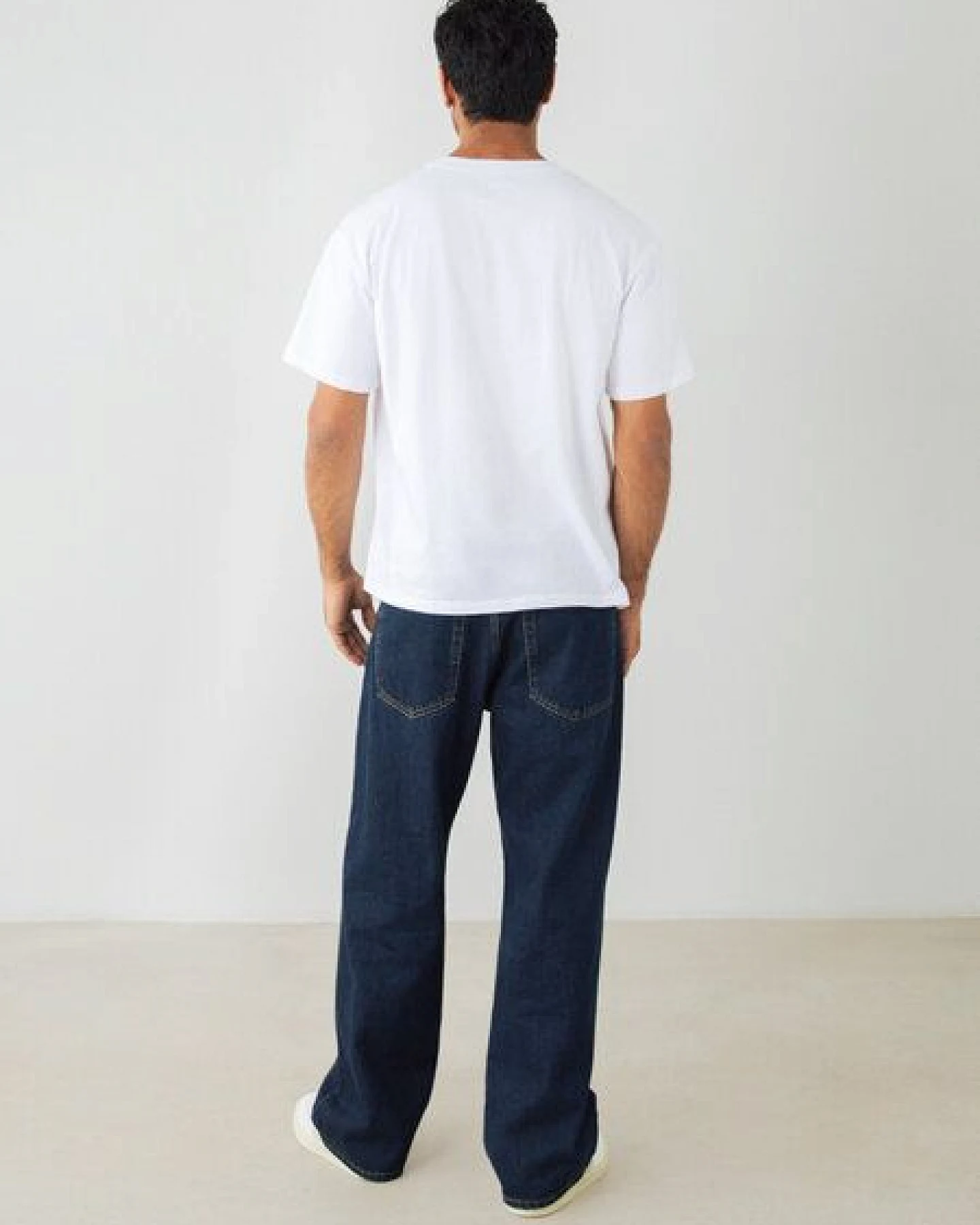 Honest Basics Herren Weite Jeans aus 100% Bio-Baumwolle – Ansicht 3