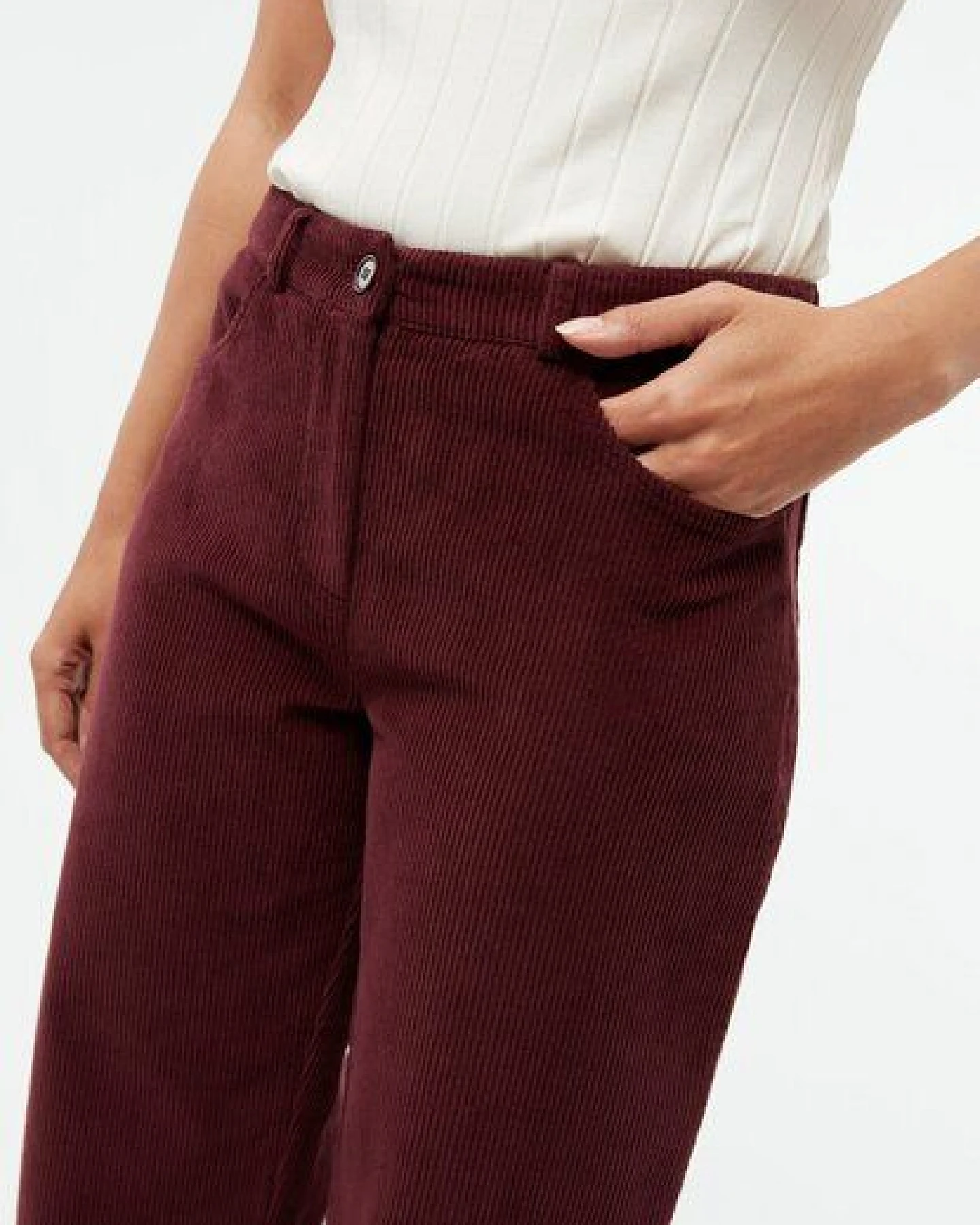 Givn Berlin Cordhose GBCORALIE in eleganter Passform aus Bio-Baumwolle – Ansicht 2