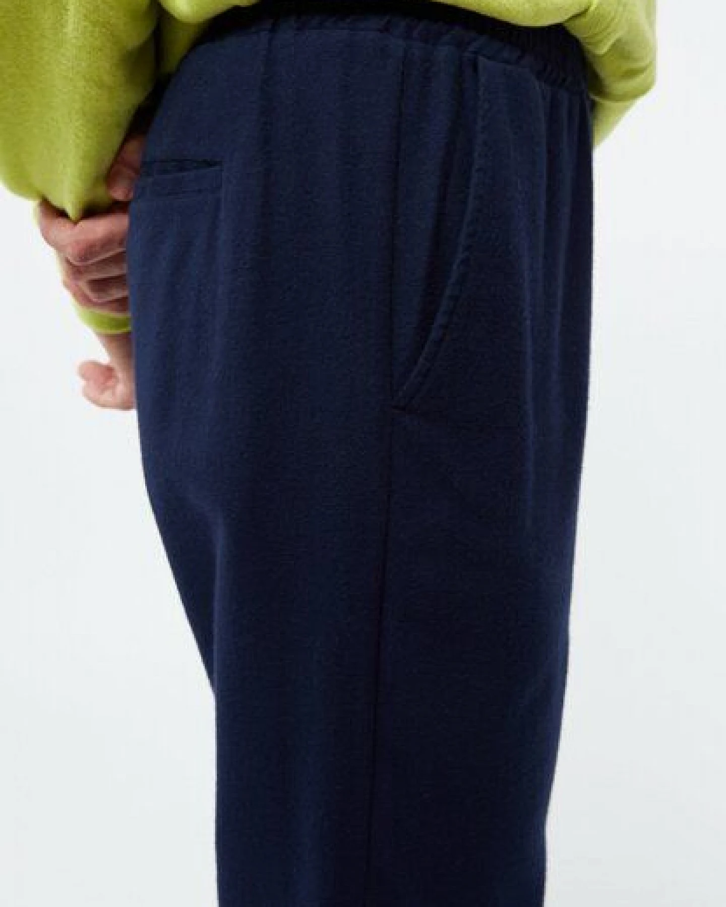 Givn Berlin Flanellhose GBERIC aus Bio-Baumwolle mit Gummibund – Ansicht 3