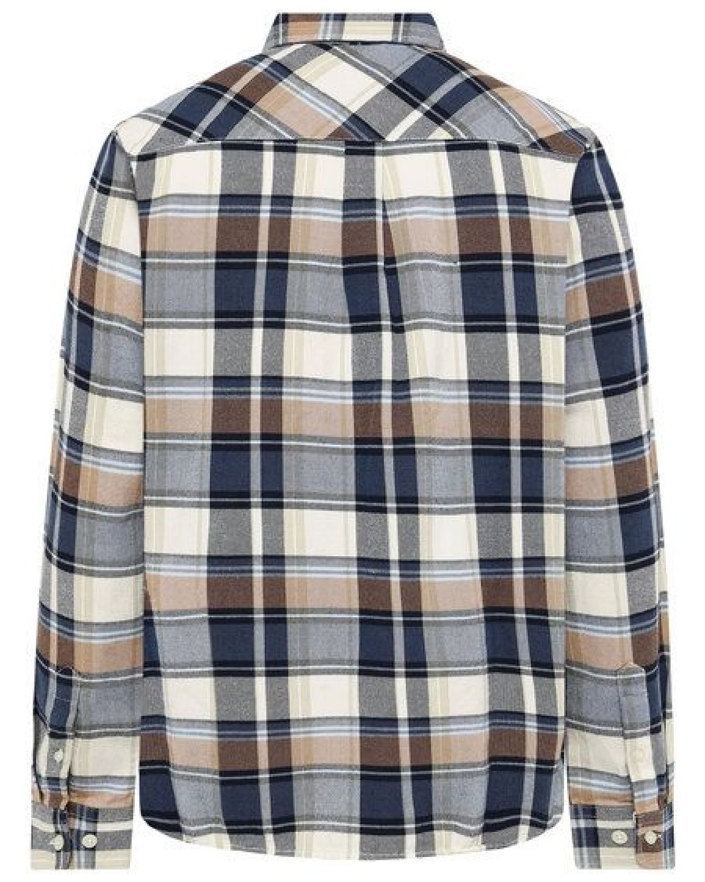 KnowledgeCotton Apparel Kariertes Flanell-Hemd – Ansicht 2