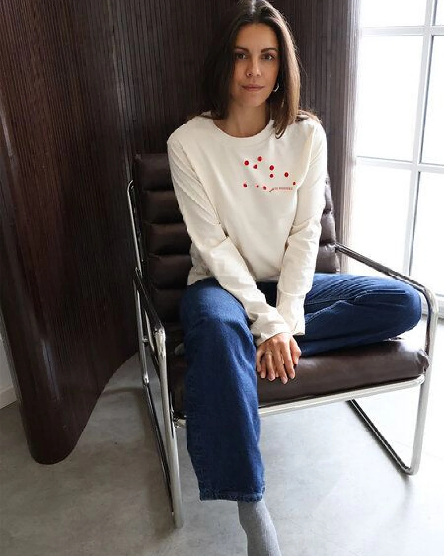 Kultgut Softes Langarmshirt Biobaumwolle/ "Courage Collective - Staying in love“ – Ansicht 2