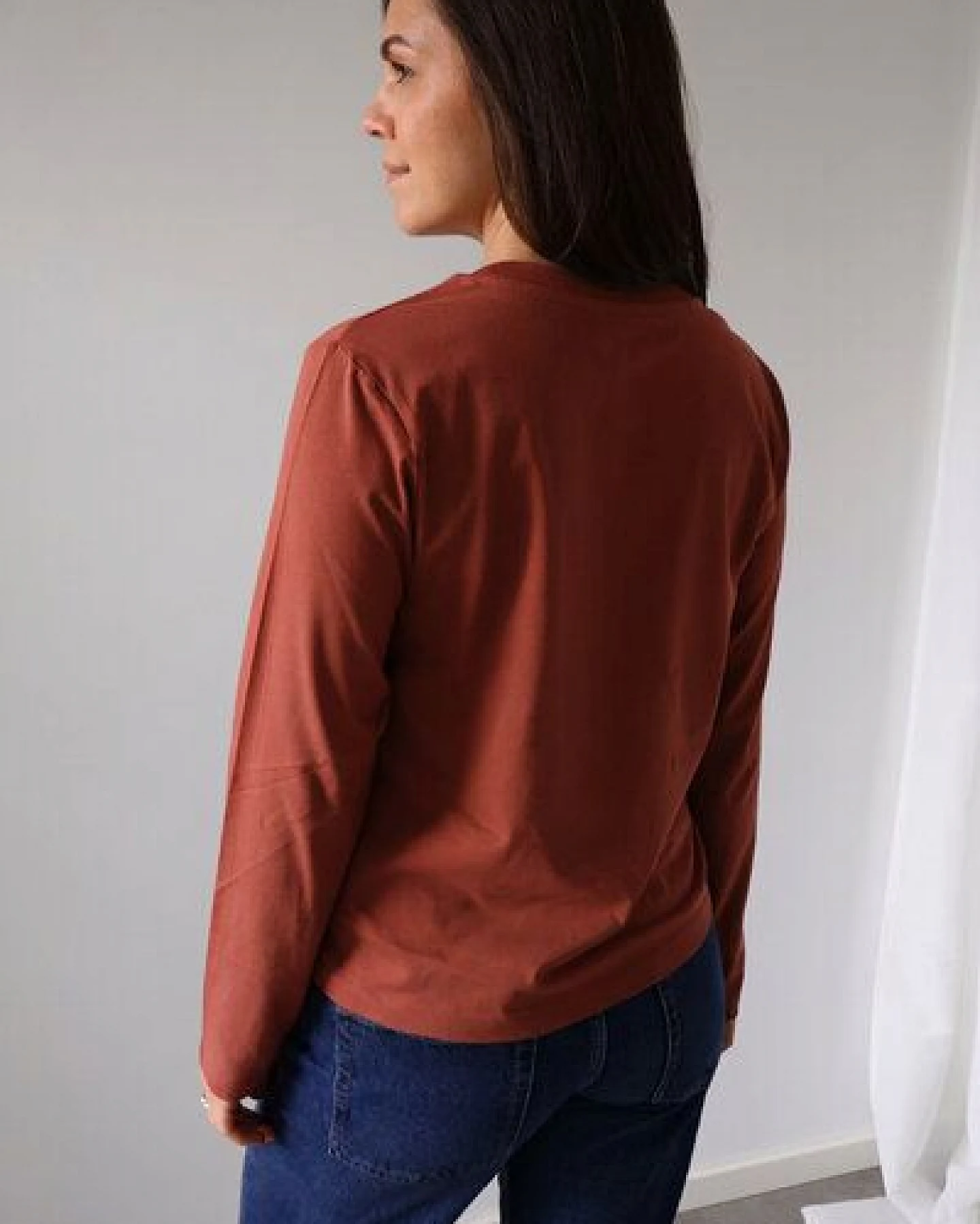 Kultgut Softes Langarmshirt Biobaumwolle/FREE SPIRIT – Ansicht 4