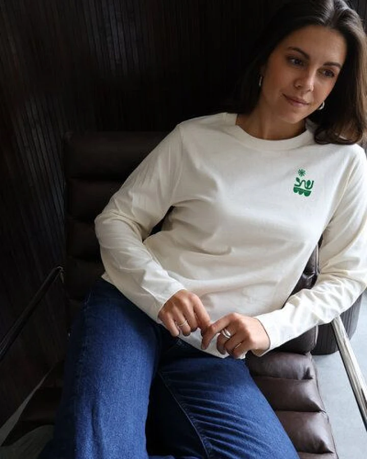Kultgut Softes Langarmshirt Biobaumwolle/MORE HUMANITY