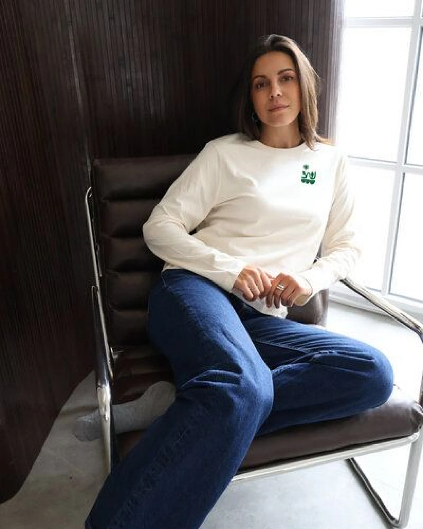 Kultgut Softes Langarmshirt Biobaumwolle/MORE HUMANITY – Ansicht 3