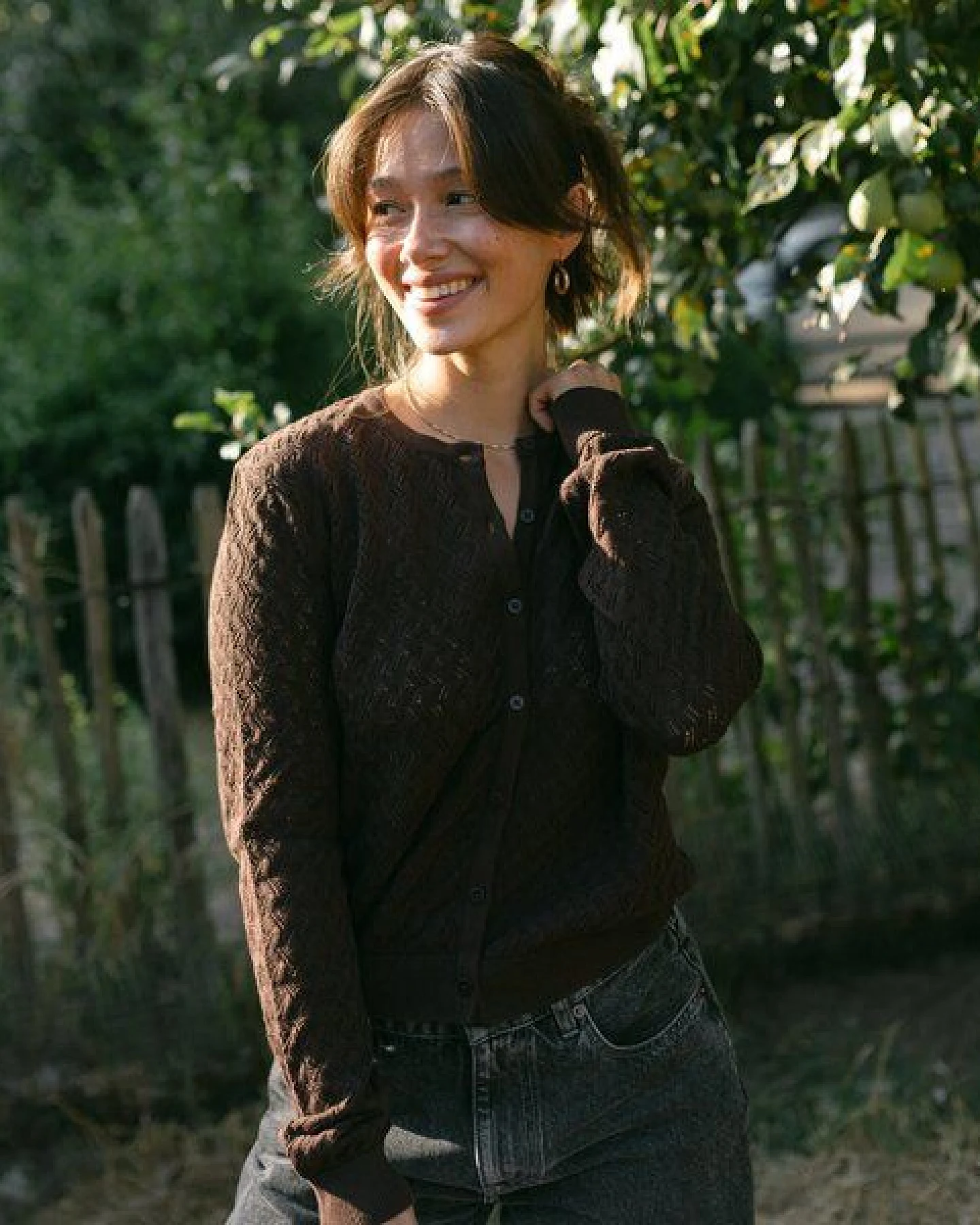 NORDLICHT Pointelle Strickjacke Rieke – Ansicht 4