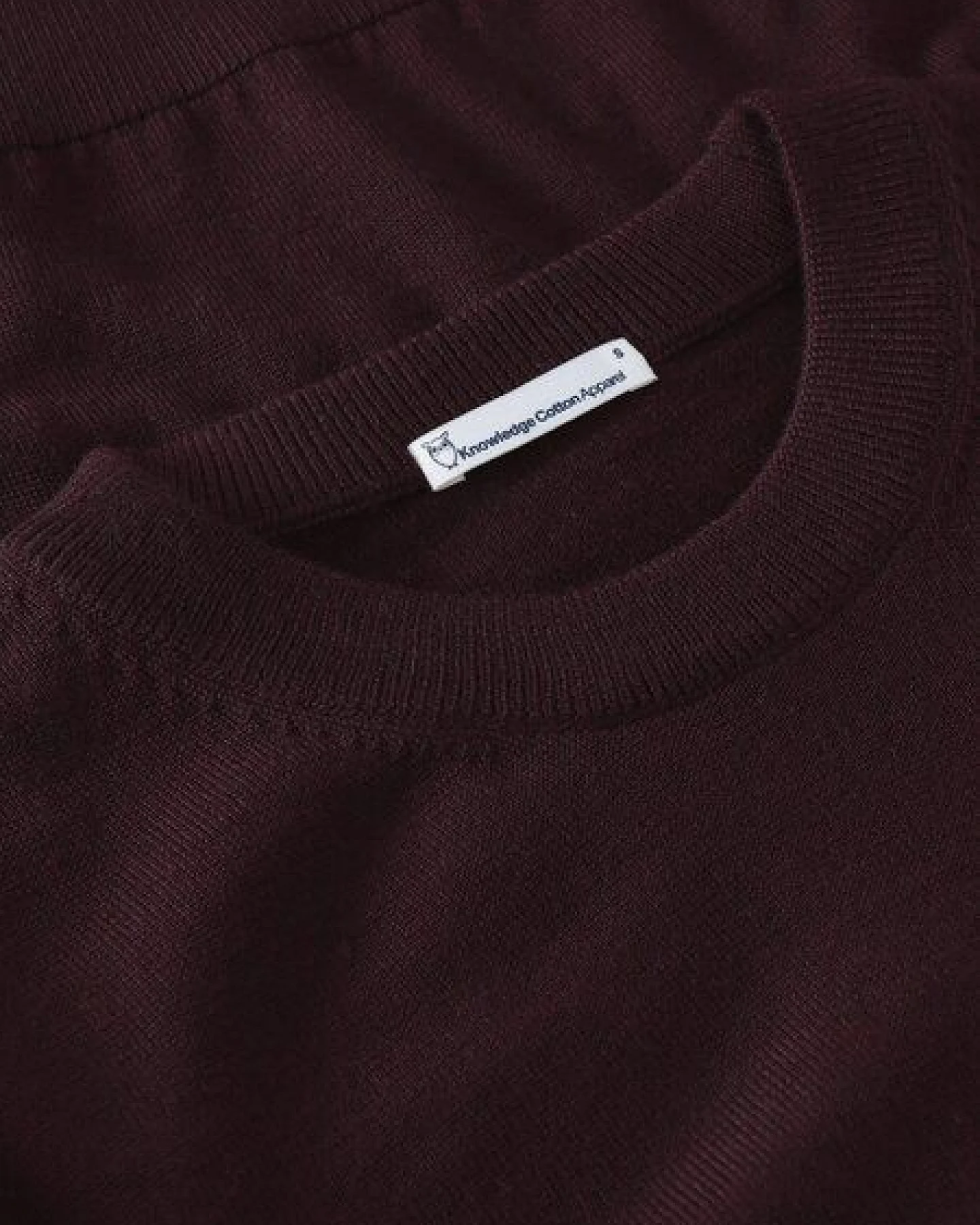 KnowledgeCotton Apparel Merino Crew Neck Strickpullover – Ansicht 3