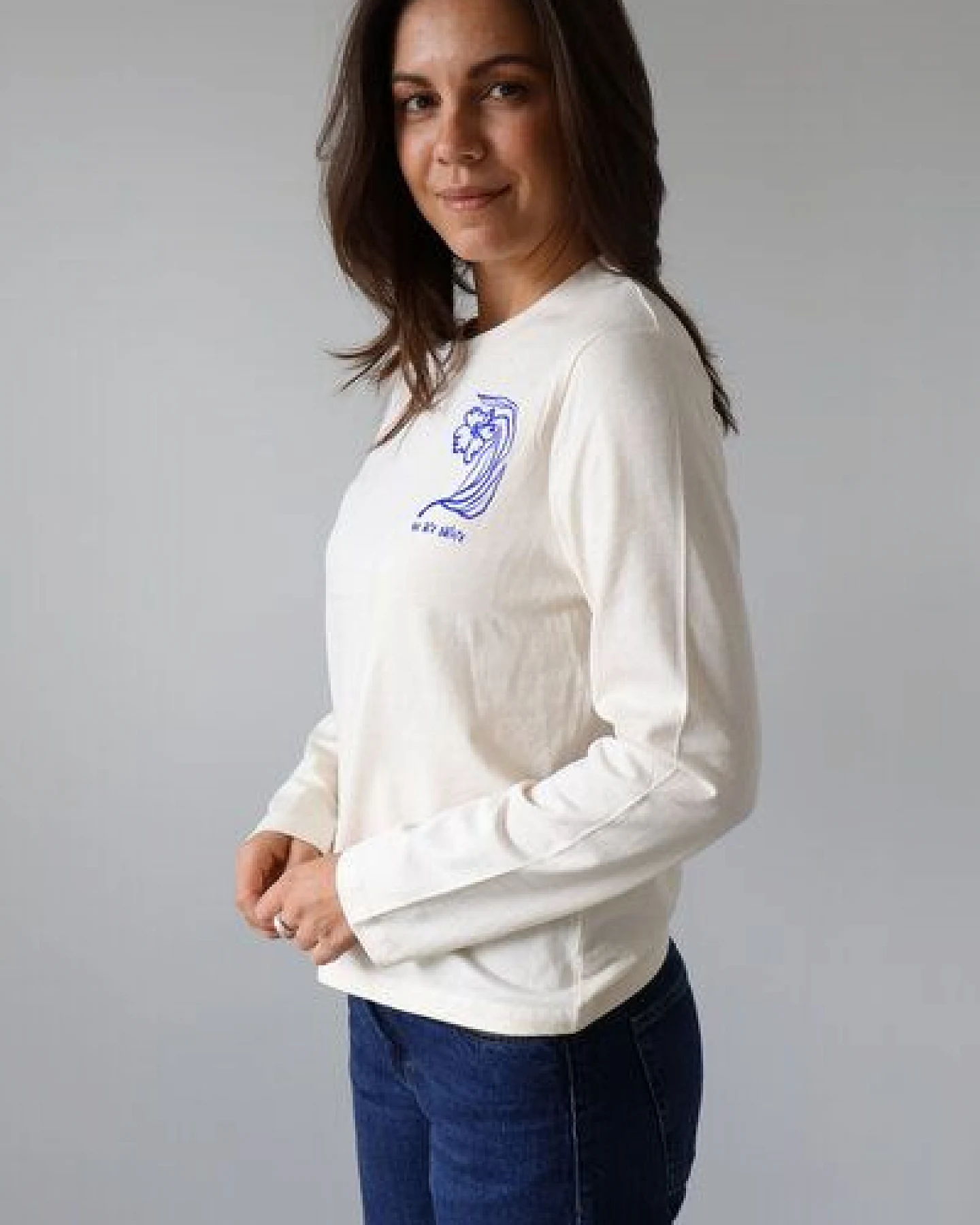 Kultgut Softes Langarmshirt Biobaumwolle/WE ARE NATURE – Ansicht 4