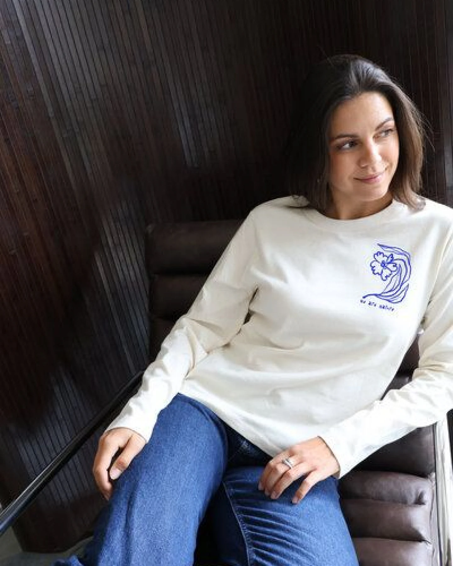 Kultgut Softes Langarmshirt Biobaumwolle/WE ARE NATURE – Ansicht 3