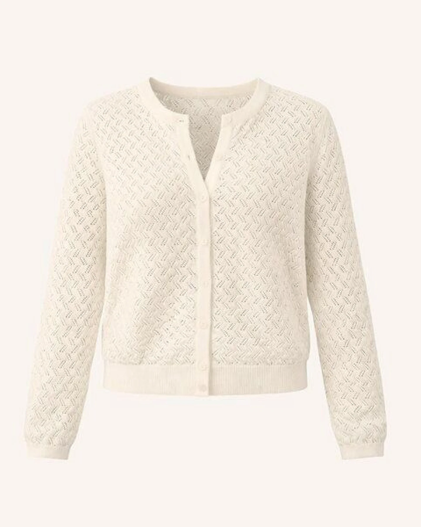 NORDLICHT Pointelle Strickjacke Rieke – Ansicht 2