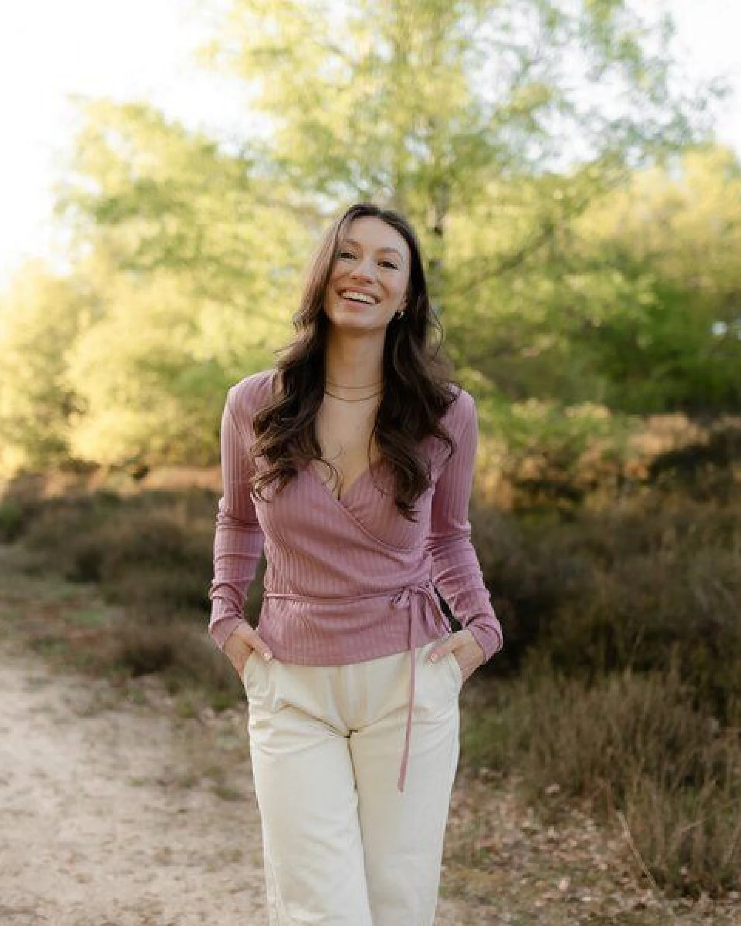 NORDLICHT Pointelle Wickelbluse Berit – Ansicht 4