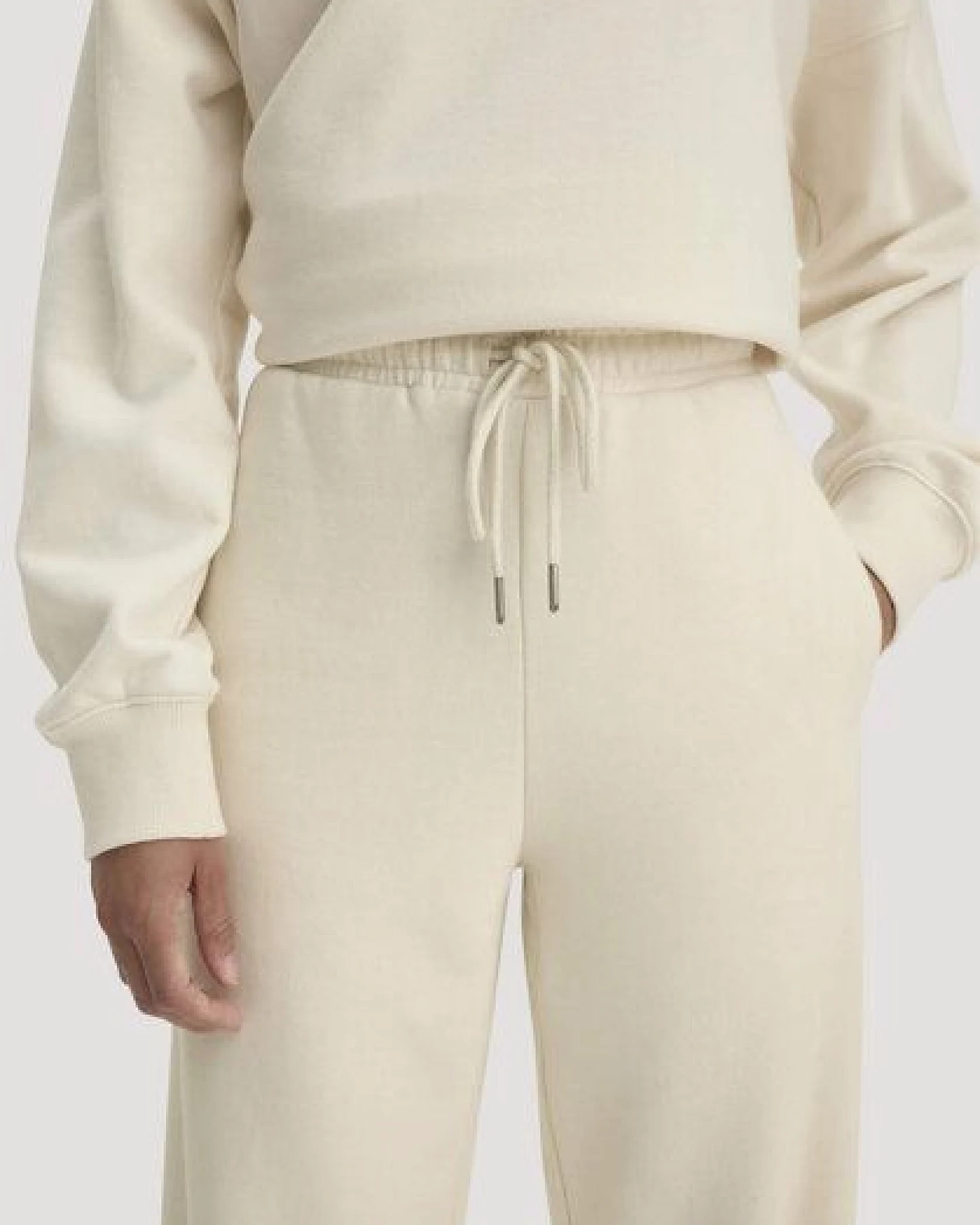 hessnatur Sweathose Wide Leg Relaxed aus Bio-Baumwolle mit Recycling-Baumwolle – Ansicht 2