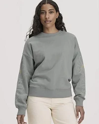 Produktseite: hessnatur Sweatshirt mit Stickerei Oversized aus Bio-Baumwolle mit recycelter Baumwolle