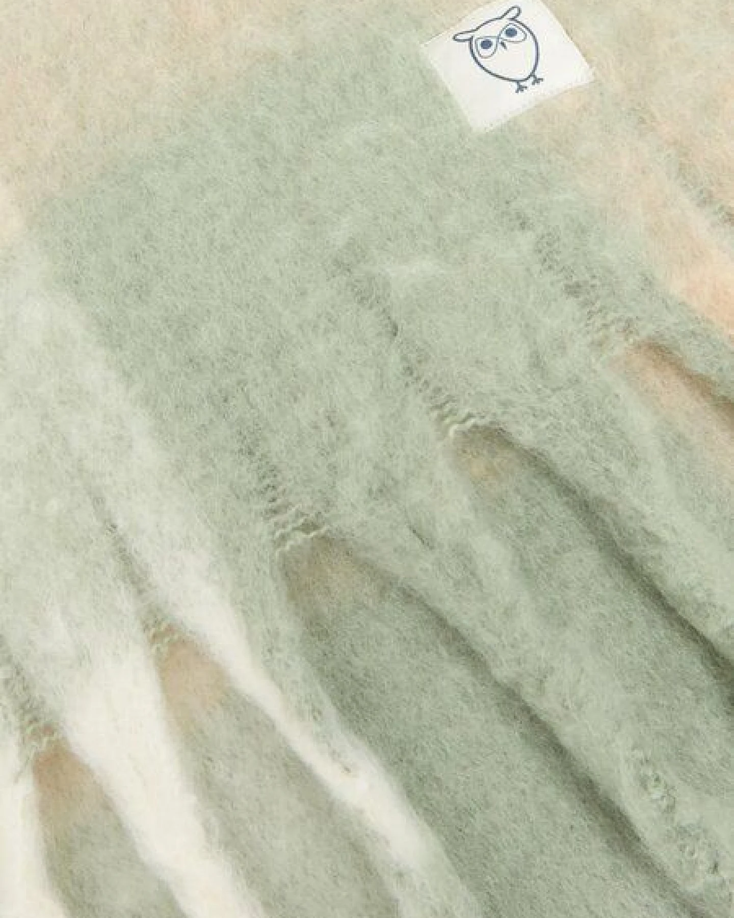 KnowledgeCotton Apparel Schal Recycled fringe scarf – Ansicht 2