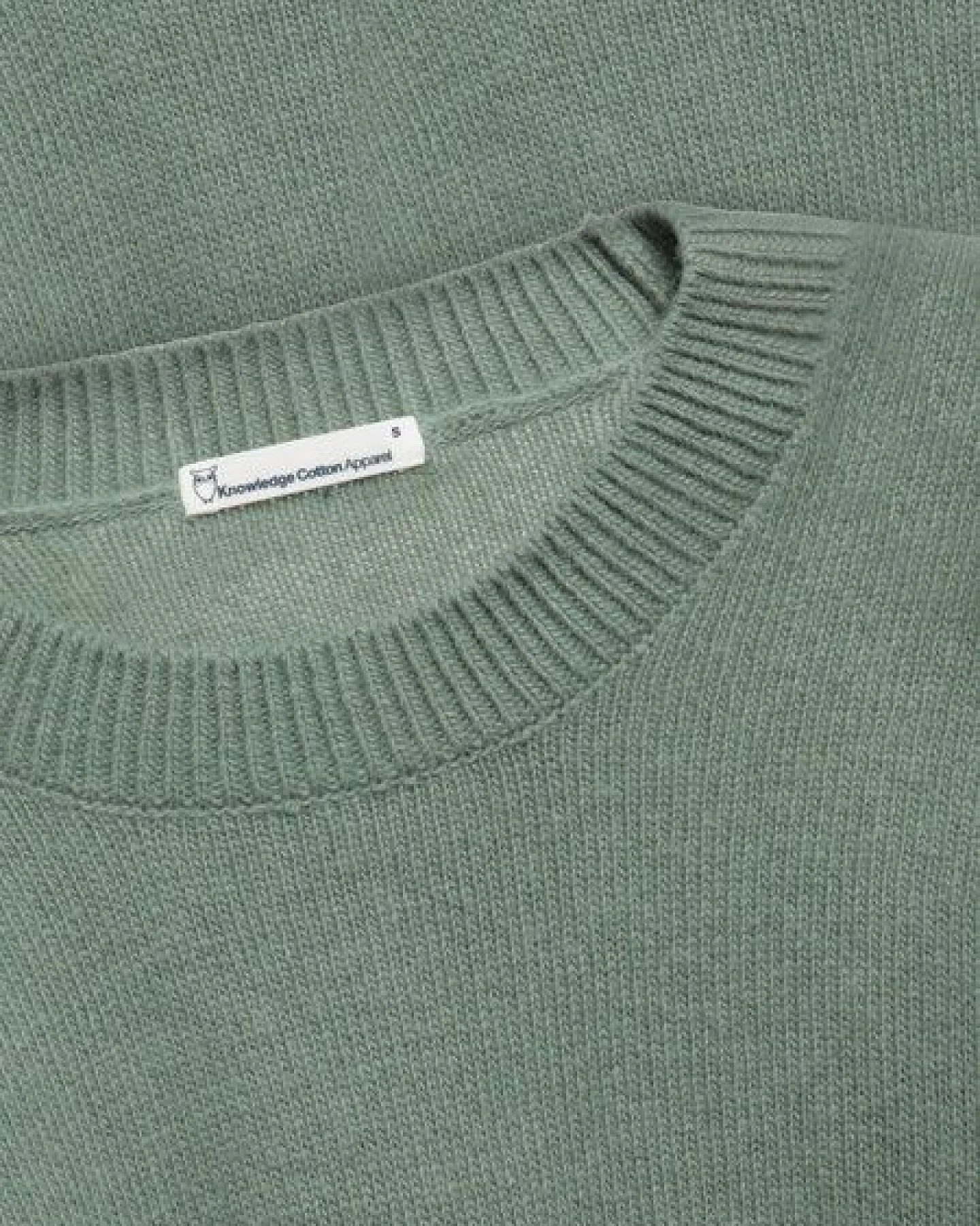 KnowledgeCotton Apparel Crew Neck Strickpullover aus Lammwolle – Ansicht 3