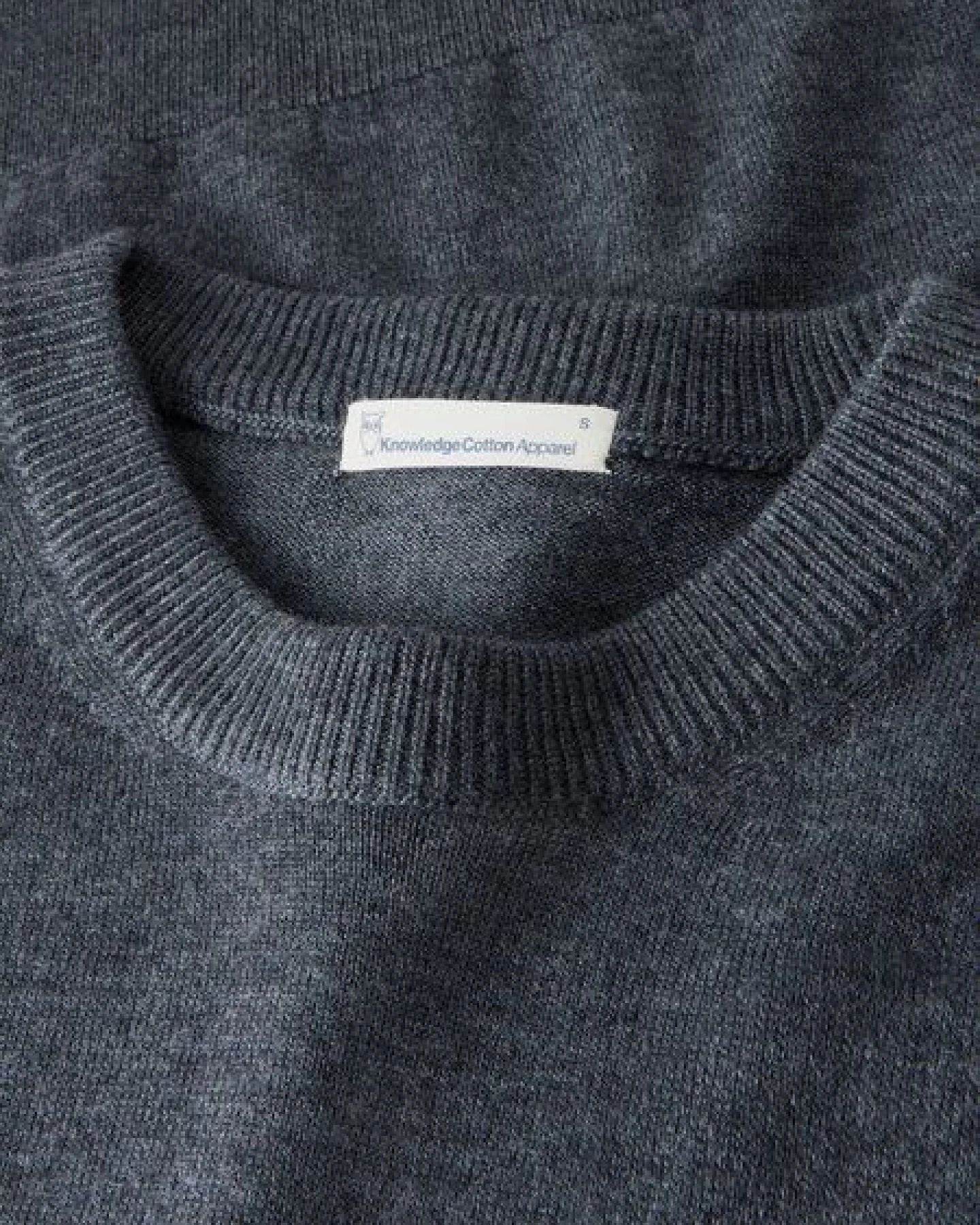 KnowledgeCotton Apparel Merino Crew Neck Strickpullover – Ansicht 3