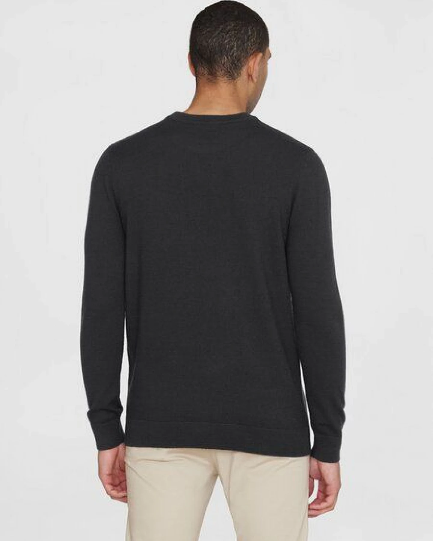 KnowledgeCotton Apparel Merino Crew Neck Strickpullover – Ansicht 4
