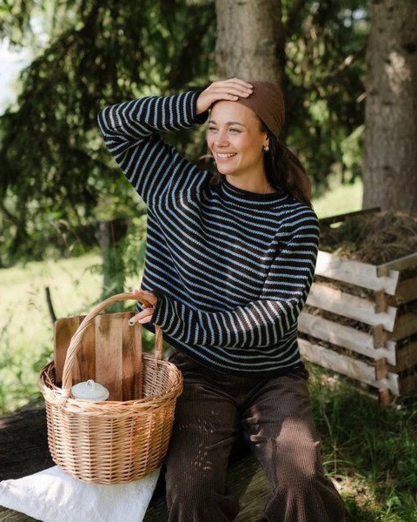 NORDLICHT Wollpullover Hella mit Stehkragen – Ansicht 3