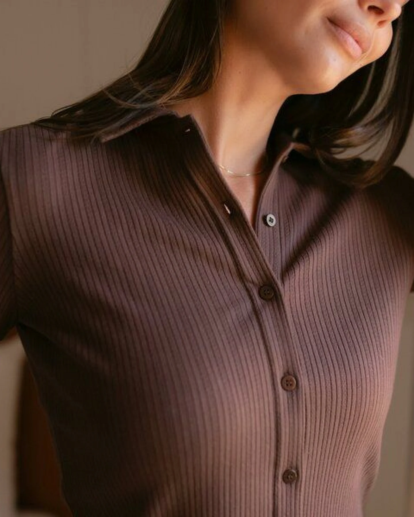 NORDLICHT Ripp Jersey Bluse Anne – Ansicht 3