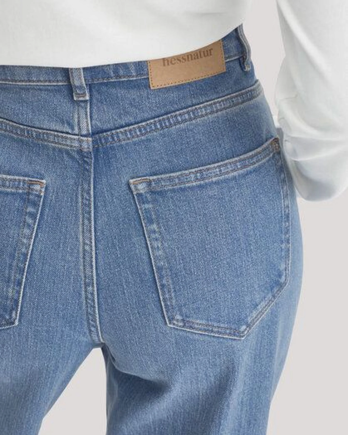 hessnatur Jeans Super Wide Leg aus Bio-Denim – Ansicht 2
