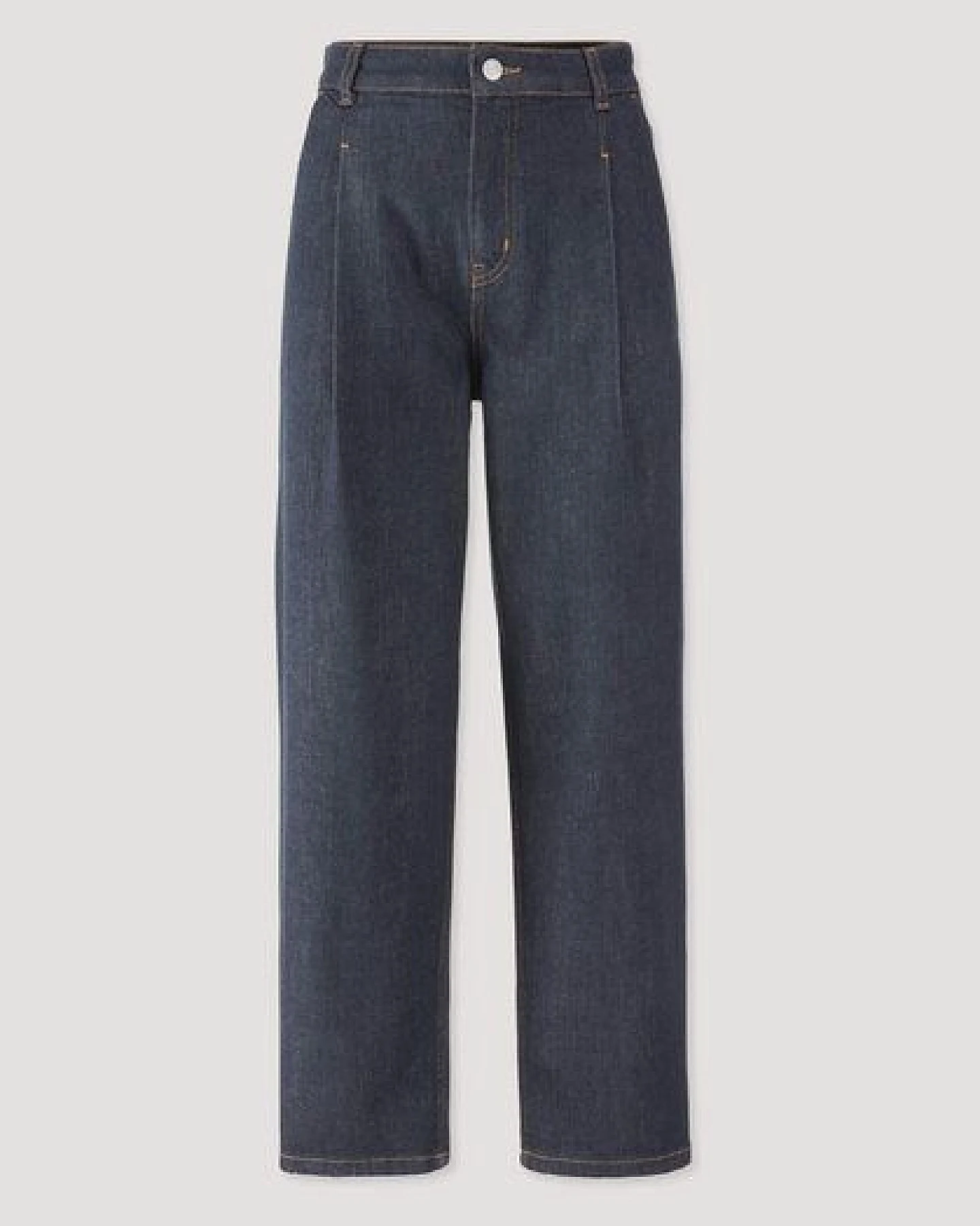 hessnatur Jeans mit Pleats Tapered Fit aus Bio-Baumwolle – Ansicht 4