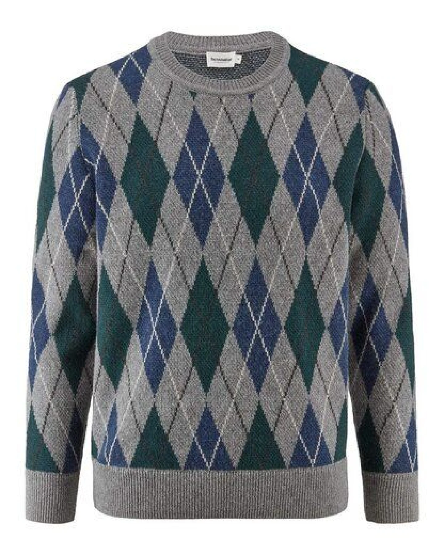 hessnatur Argyle Strickpullover Regular aus Schurwolle und Bio-Baumwolle – Ansicht 3