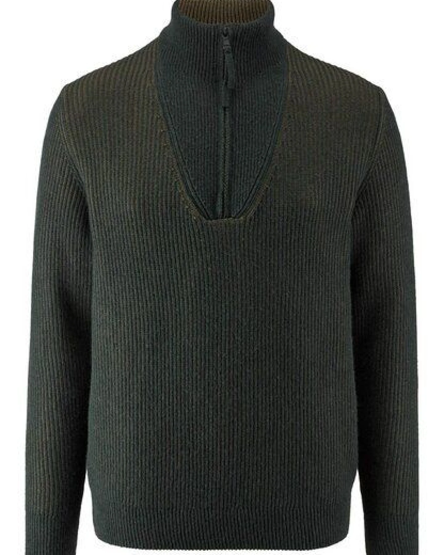 hessnatur Double Knit Troyer Regular aus Bio-Baumwolle, Bio-Merinowolle und recycelter Wolle – Ansicht 3