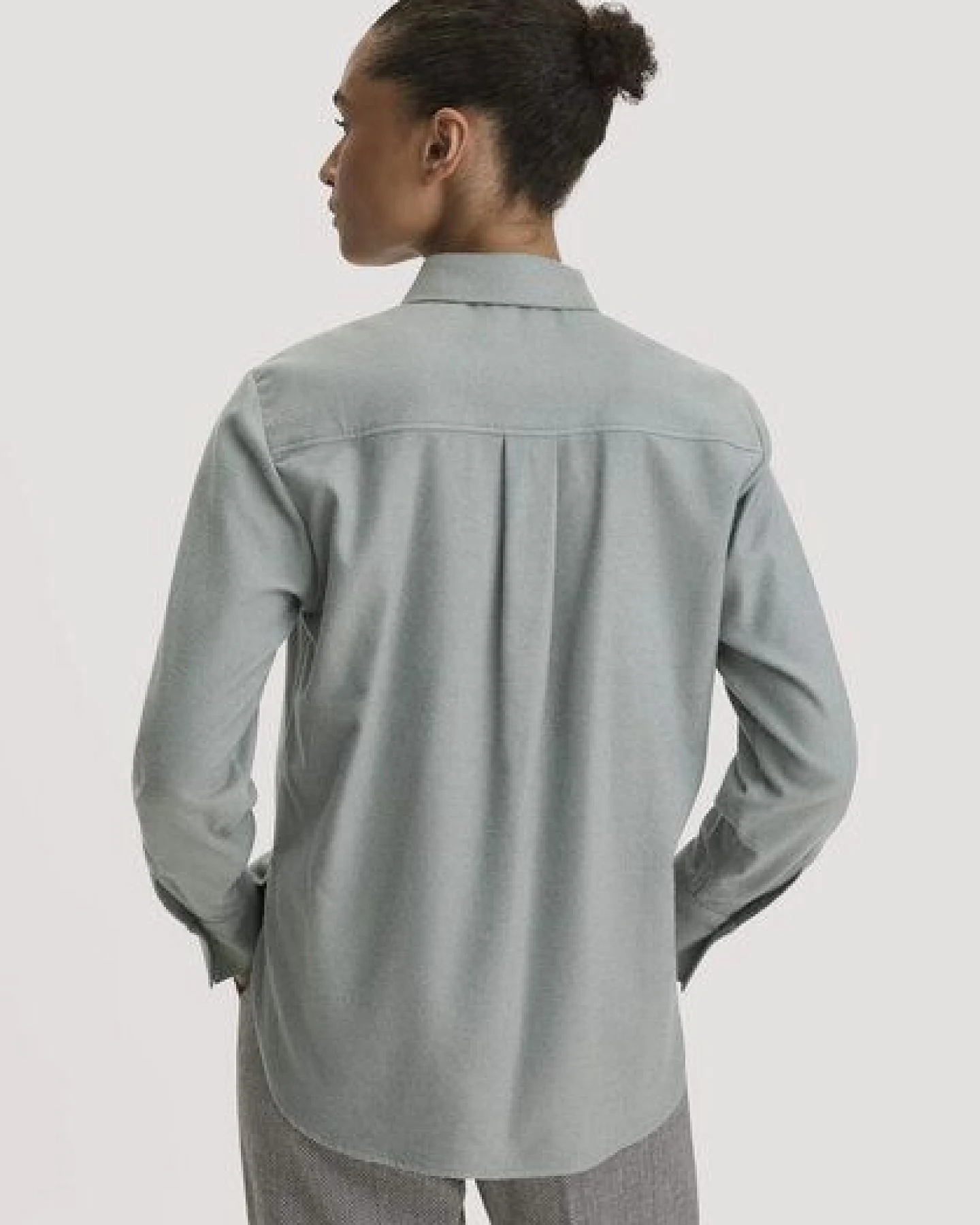 hessnatur Flanell Bluse Relaxed aus Bio-Baumwolle mit TENCEL Lyocell – Ansicht 2