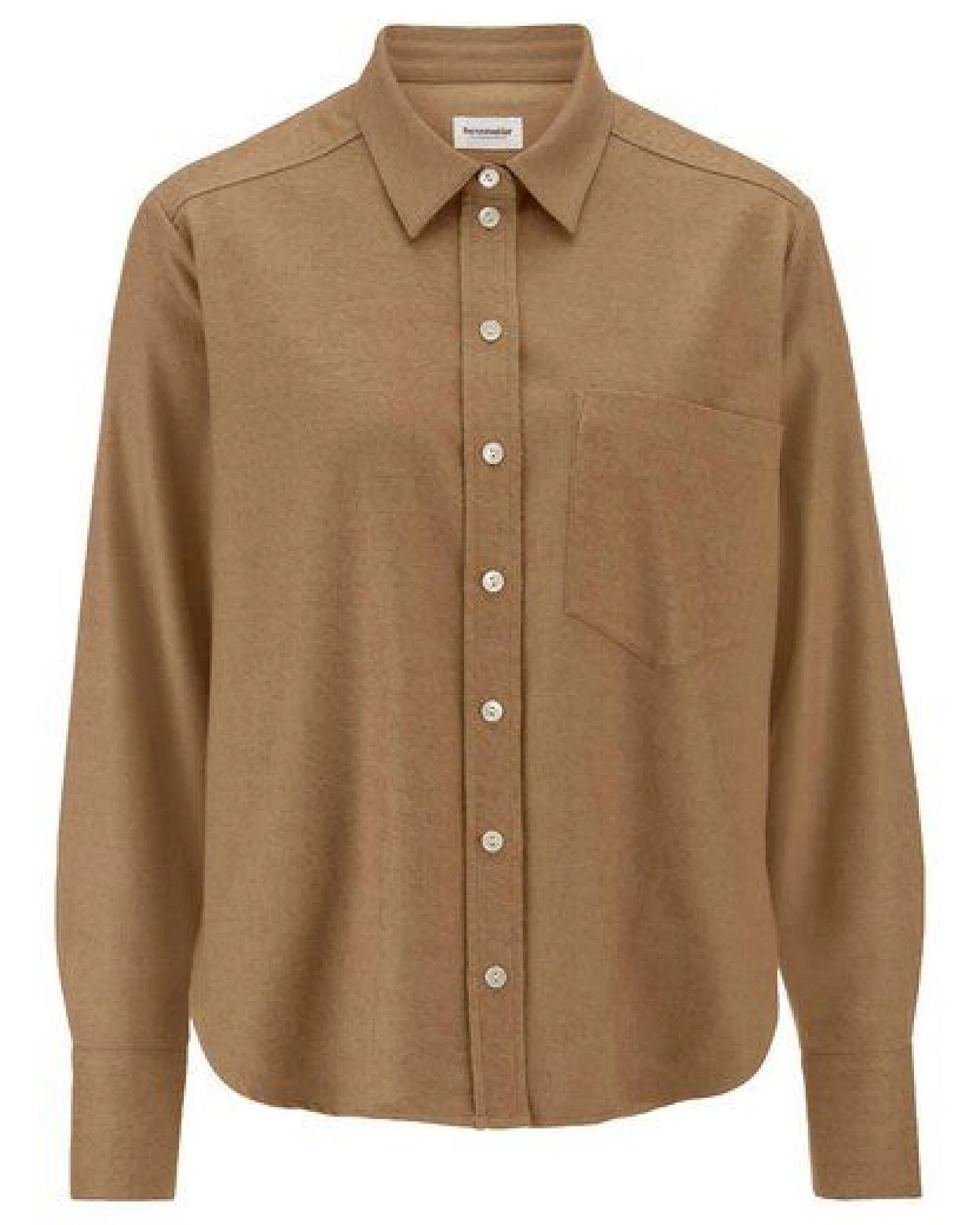 hessnatur Flanell Bluse Relaxed aus Bio-Baumwolle mit TENCEL Lyocell – Ansicht 3
