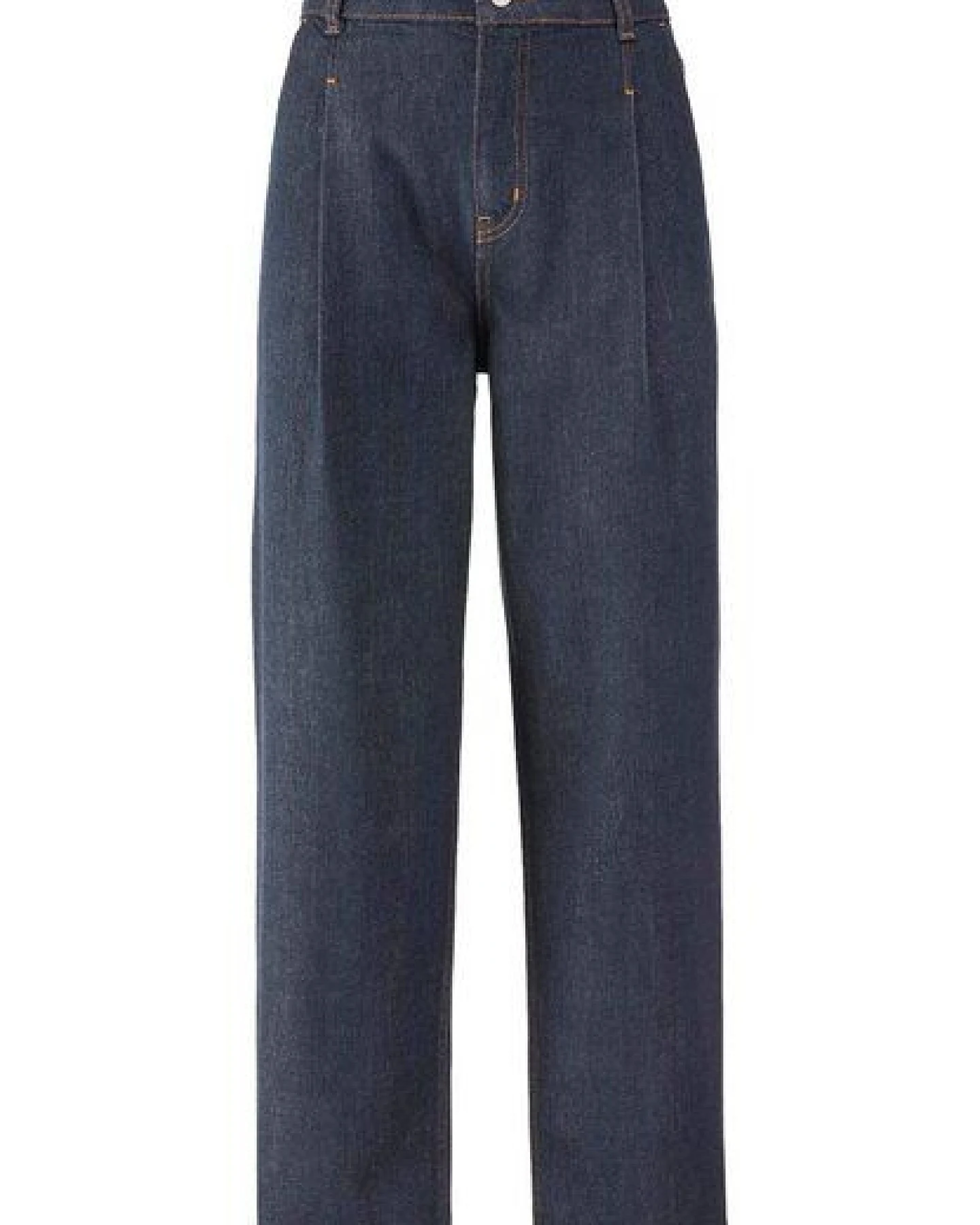 hessnatur Jeans mit Pleats Tapered Fit aus Bio-Baumwolle – Ansicht 3