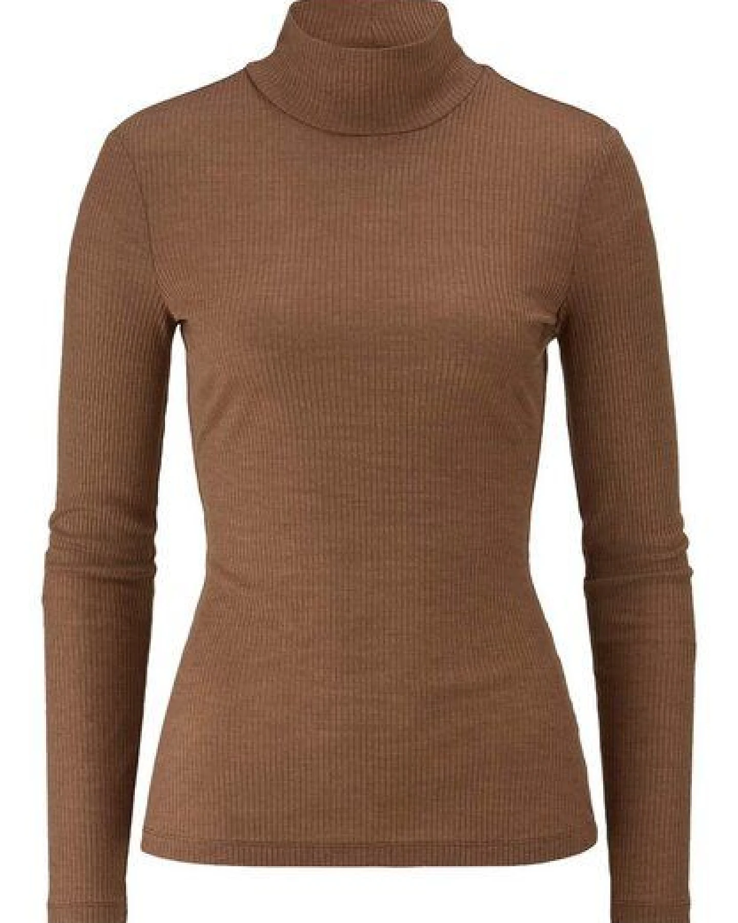 hessnatur Mock-Neck Longsleeve WARM TOUCH aus Bio-Merinowolle und TENCEL Lyocell – Ansicht 2