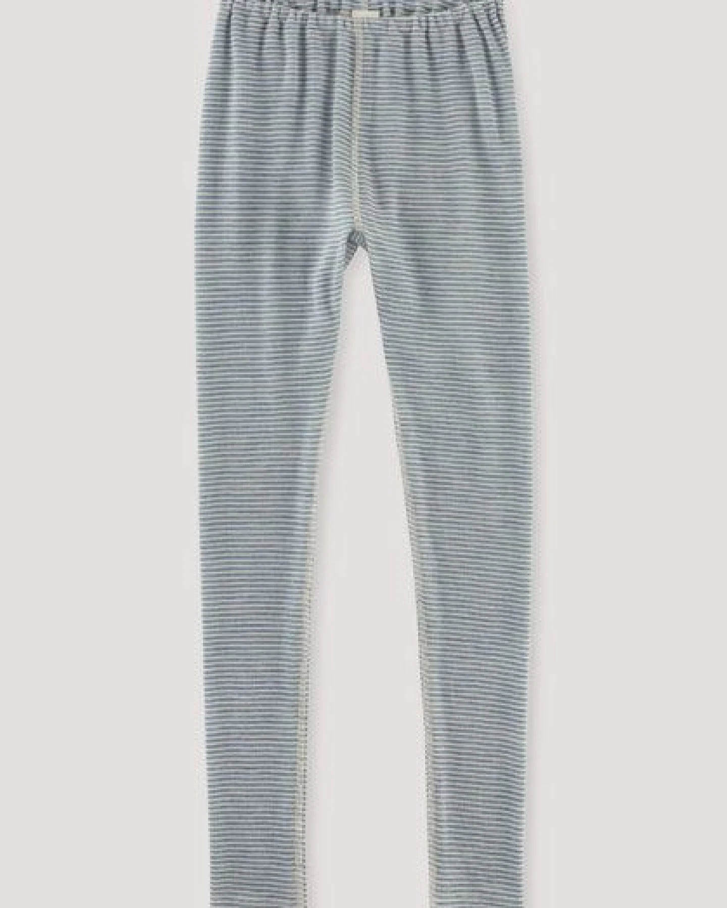hessnatur Ringel Leggings aus Bio-Merinowolle mit Seide – Ansicht 2