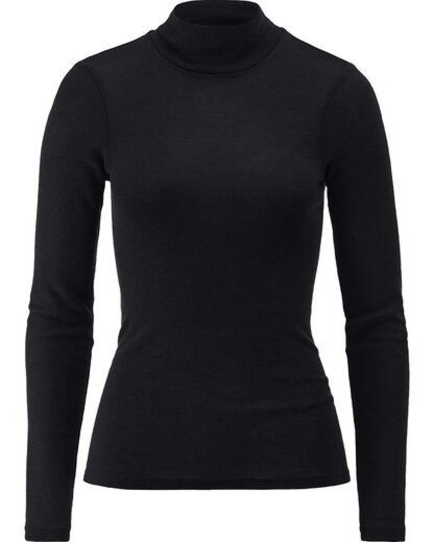 hessnatur Rollkragen-Longsleeve Fitted aus Schurwolle und Seide – Ansicht 3