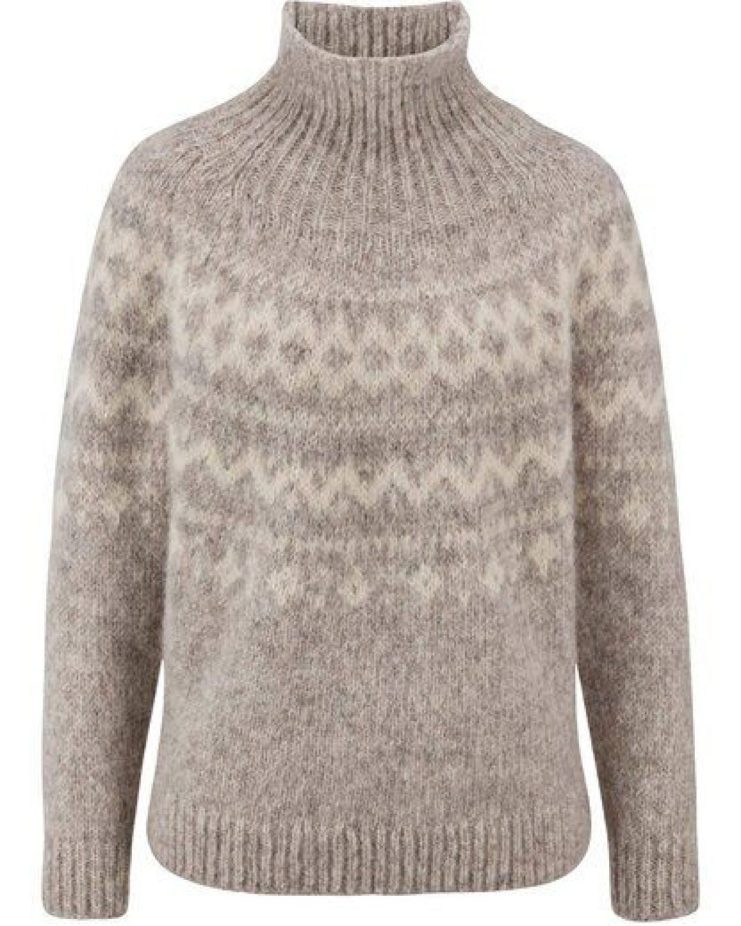 hessnatur Rollkragenpullover Relaxed aus Alpaka und Bio-Baumwolle – Ansicht 3