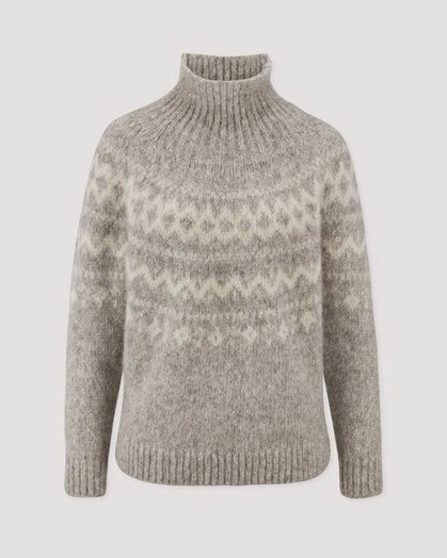 hessnatur Rollkragenpullover Relaxed aus Alpaka und Bio-Baumwolle – Ansicht 4