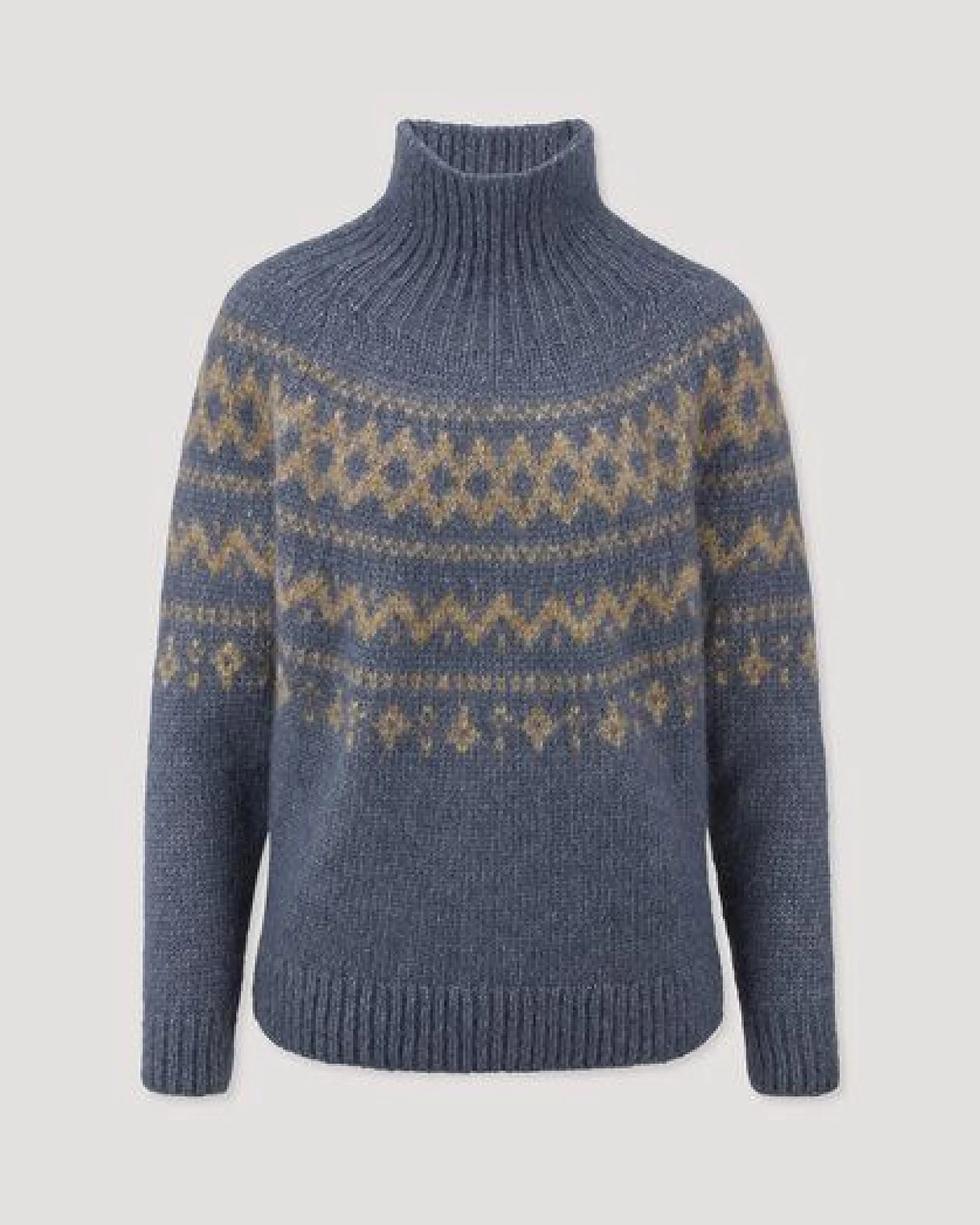 hessnatur Rollkragenpullover Relaxed aus Alpaka und Bio-Baumwolle – Ansicht 4